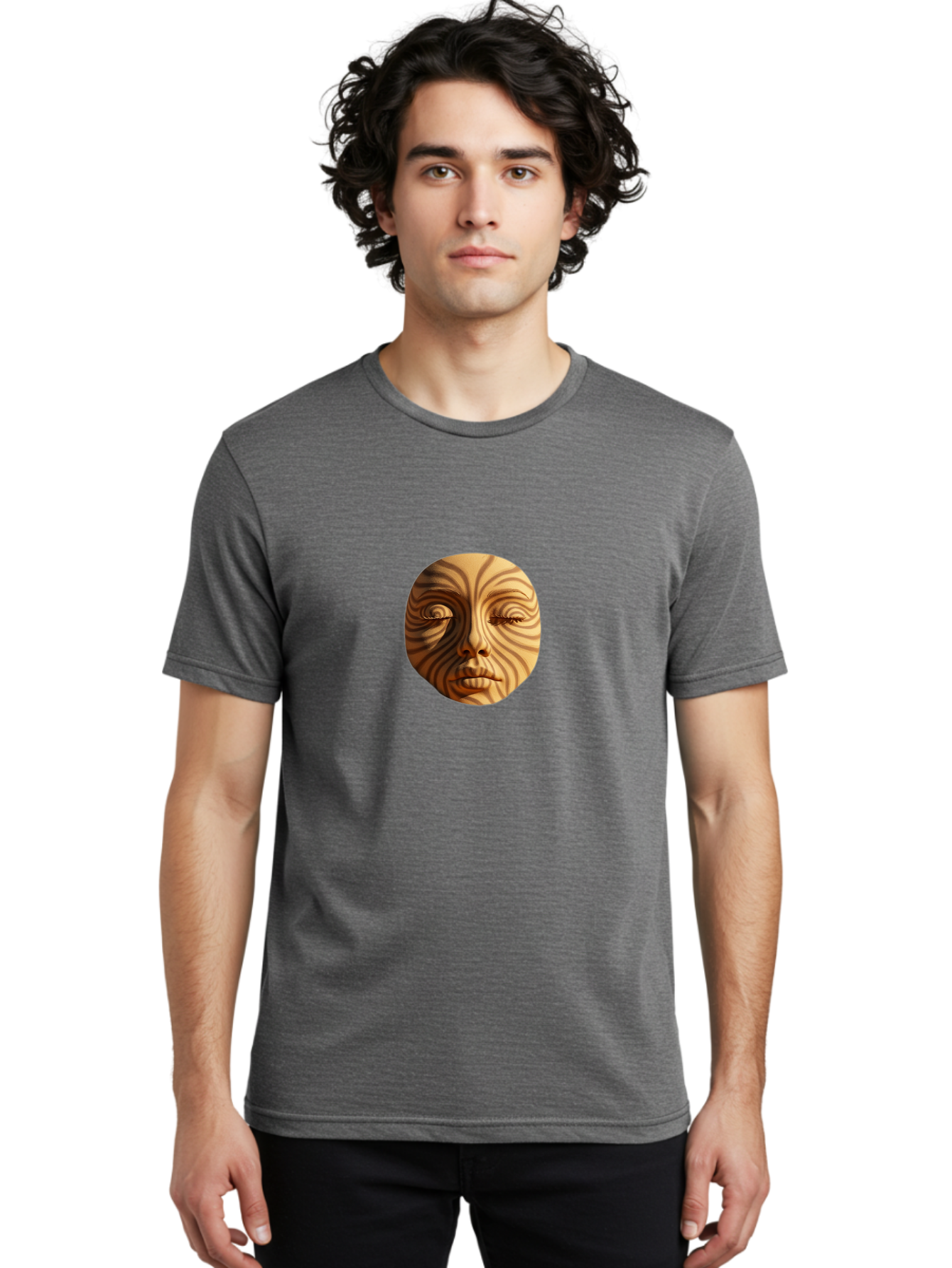Wooden-Mask Men'S Graphic Tee, 100% Cotton, Comfortable Casual Summer Wear, Machine Washable, Vintage Camera, Old Camera, Antique Camera, Black Camera, Classic Photography, Photography Equipment, Nostalgic Device, Film Camera, Camera Art Ban991