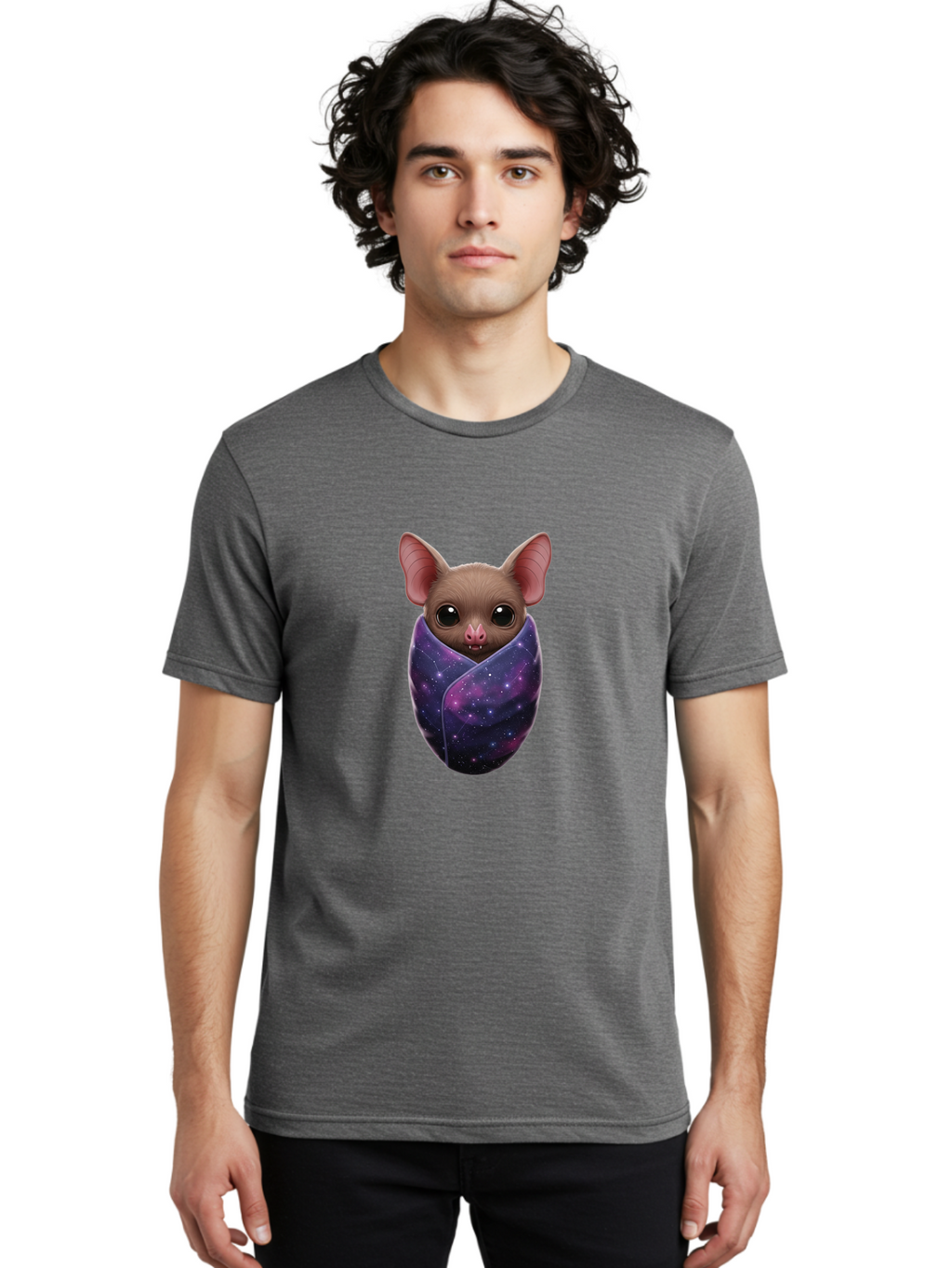 Wrapped-Bat Men'S Graphic Tee, 100% Cotton, Comfortable Casual Summer Wear, Machine Washable, Vintage Camera, Old Camera, Antique Camera, Black Camera, Classic Photography, Photography Equipment, Nostalgic Device, Film Camera, Camera Art Ban994