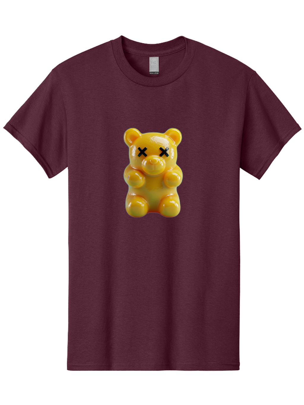 X-Eyes-Gummy-Bear Men'S Graphic Tee, 100% Cotton, Comfortable Casual Summer Wear, Machine Washable, Vintage Camera, Old Camera, Antique Camera, Black Camera, Classic Photography, Photography Equipment, Nostalgic Device, Film Camera, Camera Art Ban995