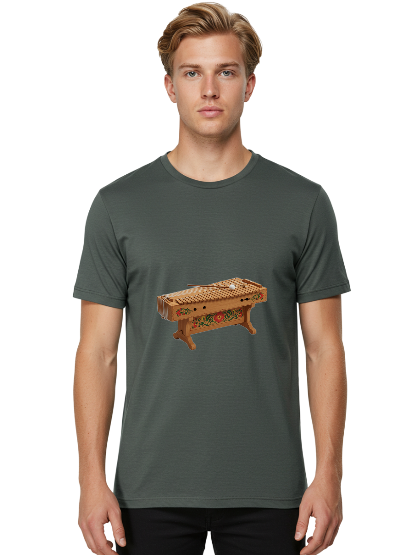 Xylophone Men'S Graphic Tee, 100% Cotton, Comfortable Casual Summer Wear, Machine Washable, Vintage Camera, Old Camera, Antique Camera, Black Camera, Classic Photography, Photography Equipment, Nostalgic Device, Film Camera, Camera Art Ban996