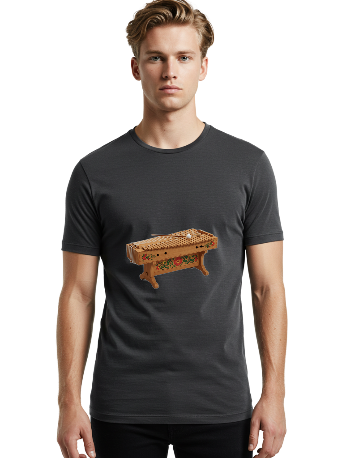 Xylophone Men'S Graphic Tee, 100% Cotton, Comfortable Casual Summer Wear, Machine Washable, Vintage Camera, Old Camera, Antique Camera, Black Camera, Classic Photography, Photography Equipment, Nostalgic Device, Film Camera, Camera Art Ban996