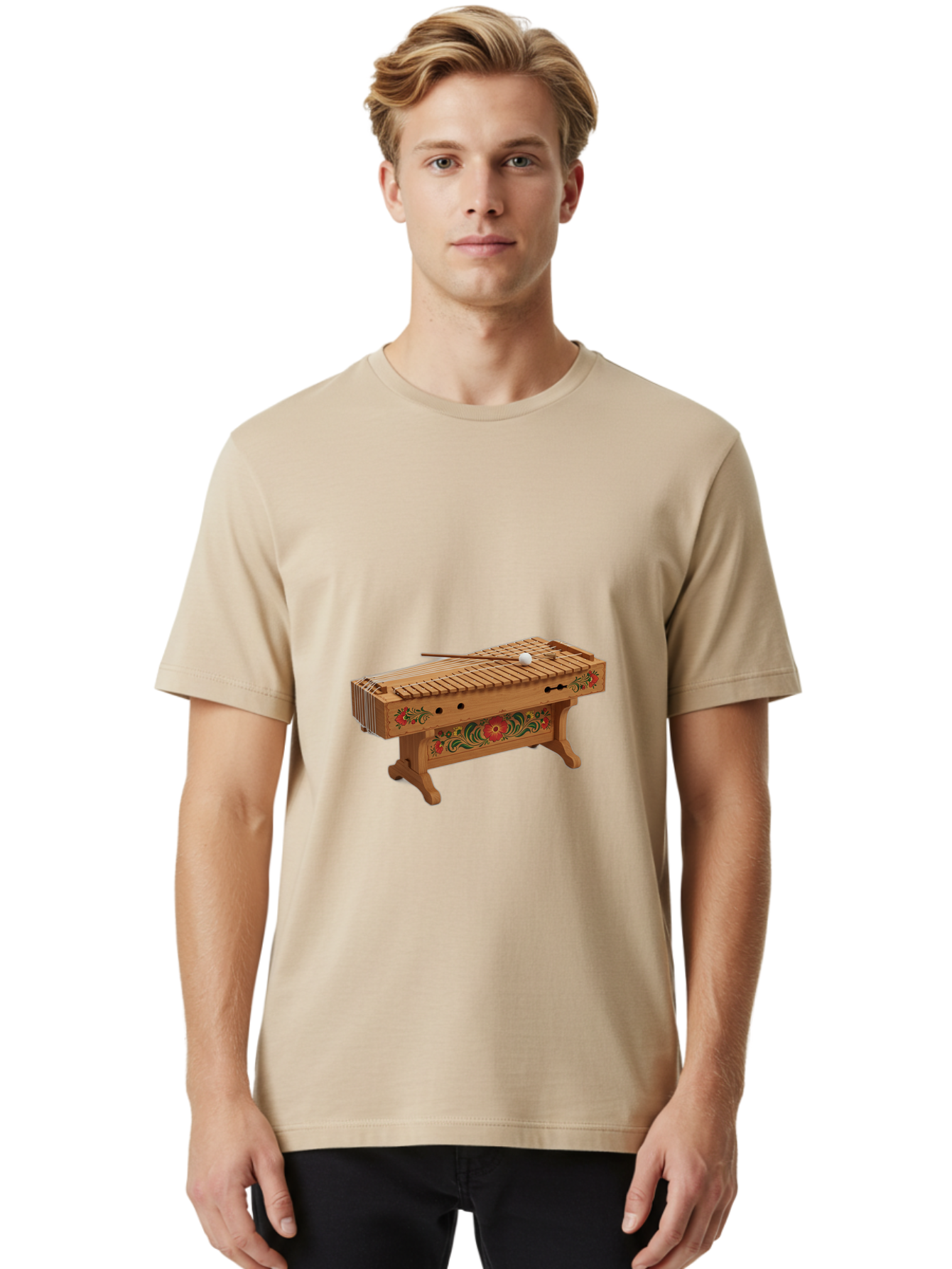 Xylophone Men'S Graphic Tee, 100% Cotton, Comfortable Casual Summer Wear, Machine Washable, Vintage Camera, Old Camera, Antique Camera, Black Camera, Classic Photography, Photography Equipment, Nostalgic Device, Film Camera, Camera Art Ban996