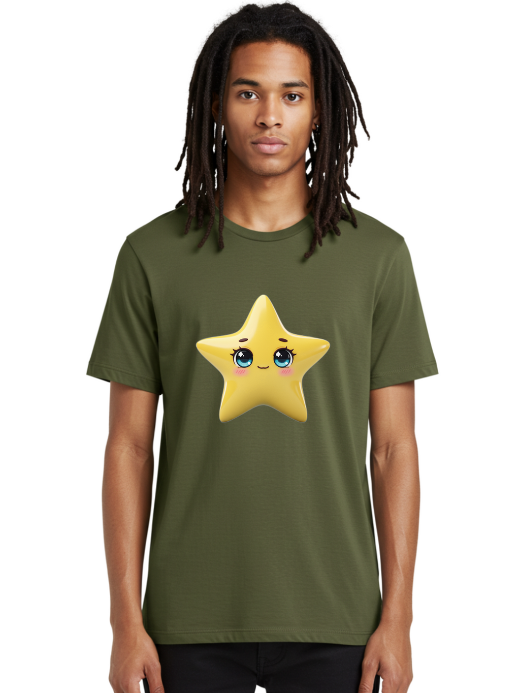 Yellow-Star-1 Men'S Graphic Tee, 100% Cotton, Comfortable Casual Summer Wear, Machine Washable, Vintage Camera, Old Camera, Antique Camera, Black Camera, Classic Photography, Photography Equipment, Nostalgic Device, Film Camera, Camera Art Ban999
