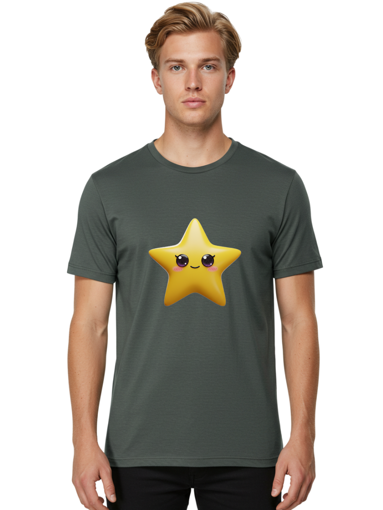 Yellow-Star Men'S Graphic Tee, 100% Cotton, Comfortable Casual Summer Wear, Machine Washable, Vintage Camera, Old Camera, Antique Camera, Black Camera, Classic Photography, Photography Equipment, Nostalgic Device, Film Camera, Camera Art Bao000