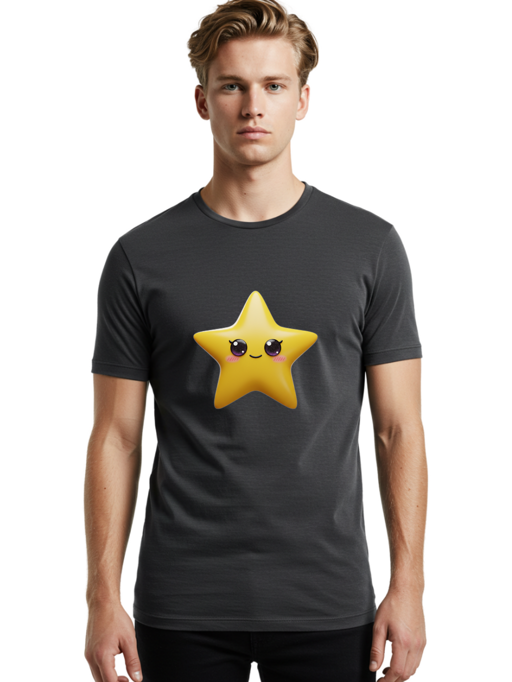 Yellow-Star Men'S Graphic Tee, 100% Cotton, Comfortable Casual Summer Wear, Machine Washable, Vintage Camera, Old Camera, Antique Camera, Black Camera, Classic Photography, Photography Equipment, Nostalgic Device, Film Camera, Camera Art Bao000