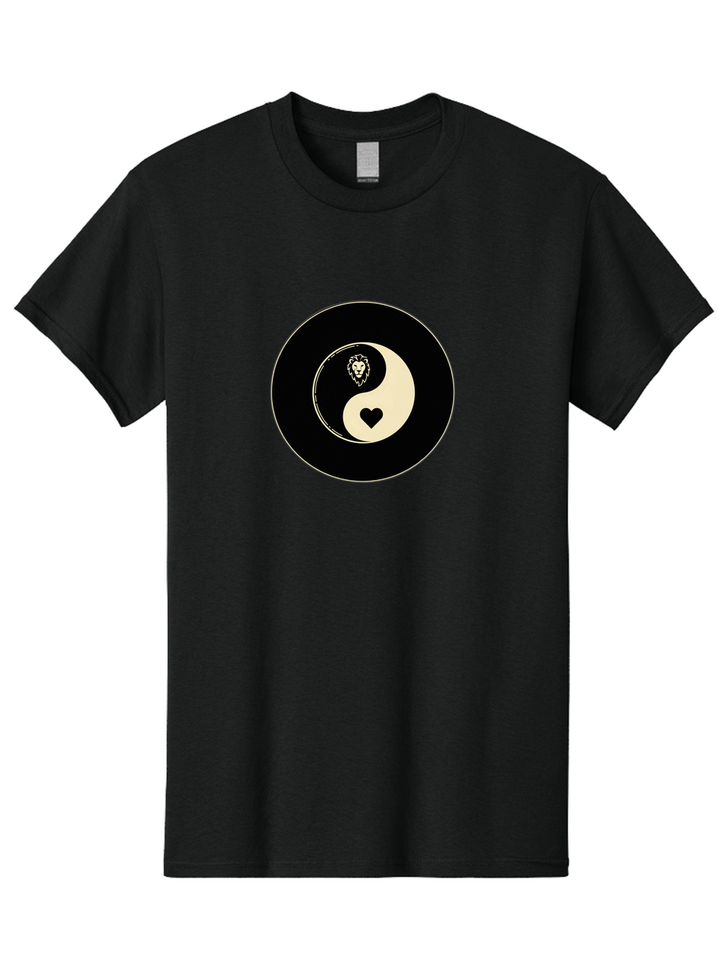 Yin-Yang-Heart-Lion Men'S Graphic Tee, 100% Cotton, Comfortable Casual Summer Wear, Machine Washable, Vintage Camera, Old Camera, Antique Camera, Black Camera, Classic Photography, Photography Equipment, Nostalgic Device, Film Camera, Bao001