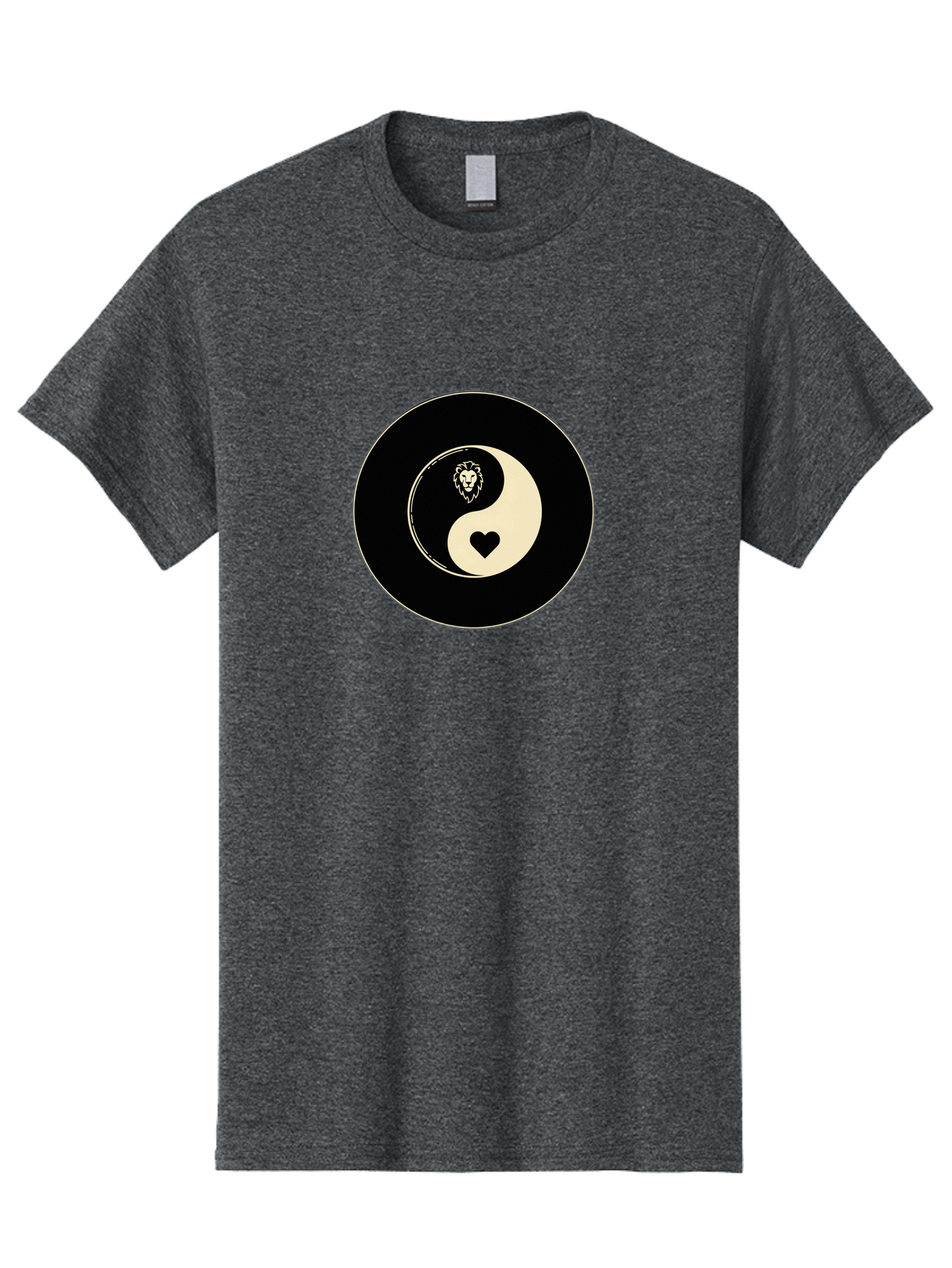 Yin-Yang-Heart-Lion Men'S Graphic Tee, 100% Cotton, Comfortable Casual Summer Wear, Machine Washable, Vintage Camera, Old Camera, Antique Camera, Black Camera, Classic Photography, Photography Equipment, Nostalgic Device, Film Camera, Bao001