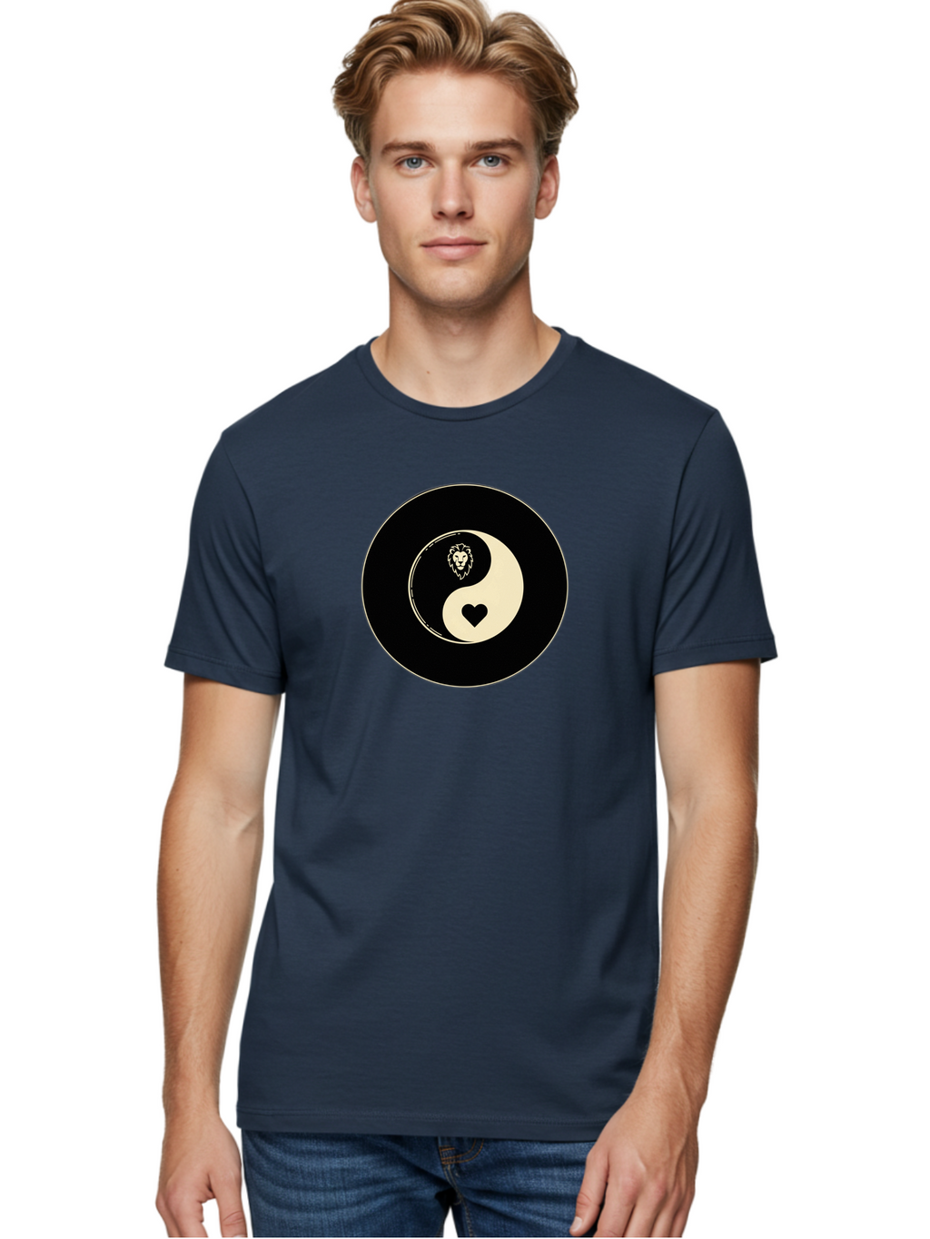 Yin-Yang-Heart-Lion Men'S Graphic Tee, 100% Cotton, Comfortable Casual Summer Wear, Machine Washable, Vintage Camera, Old Camera, Antique Camera, Black Camera, Classic Photography, Photography Equipment, Nostalgic Device, Film Camera, Bao001