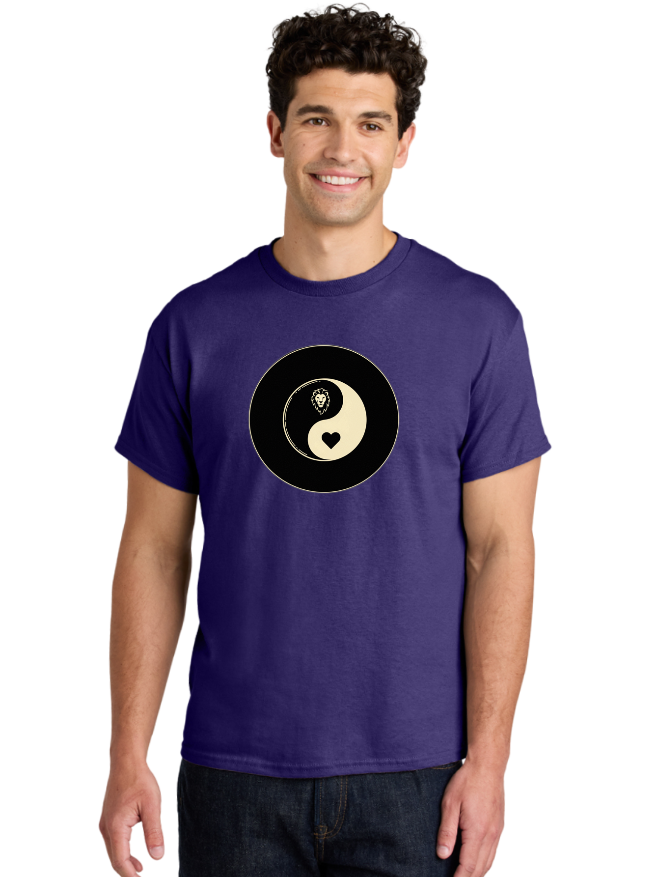 Yin-Yang-Heart-Lion Men'S Graphic Tee, 100% Cotton, Comfortable Casual Summer Wear, Machine Washable, Vintage Camera, Old Camera, Antique Camera, Black Camera, Classic Photography, Photography Equipment, Nostalgic Device, Film Camera, Bao001