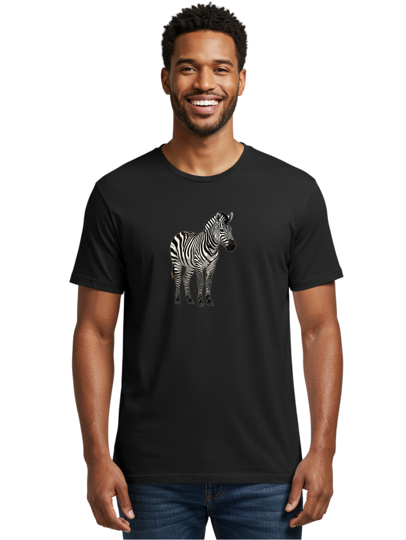 Zebra Men'S Graphic Tee, 100% Cotton, Comfortable Casual Summer Wear, Machine Washable, Vintage Camera, Old Camera, Antique Camera, Black Camera, Classic Photography, Photography Equipment, Nostalgic Device, Film Camera, Camera Art Bao003