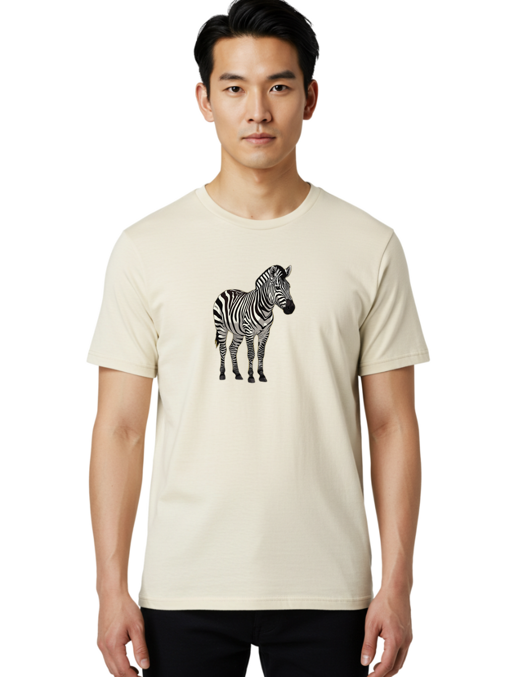 Zebra Men'S Graphic Tee, 100% Cotton, Comfortable Casual Summer Wear, Machine Washable, Vintage Camera, Old Camera, Antique Camera, Black Camera, Classic Photography, Photography Equipment, Nostalgic Device, Film Camera, Camera Art Bao003