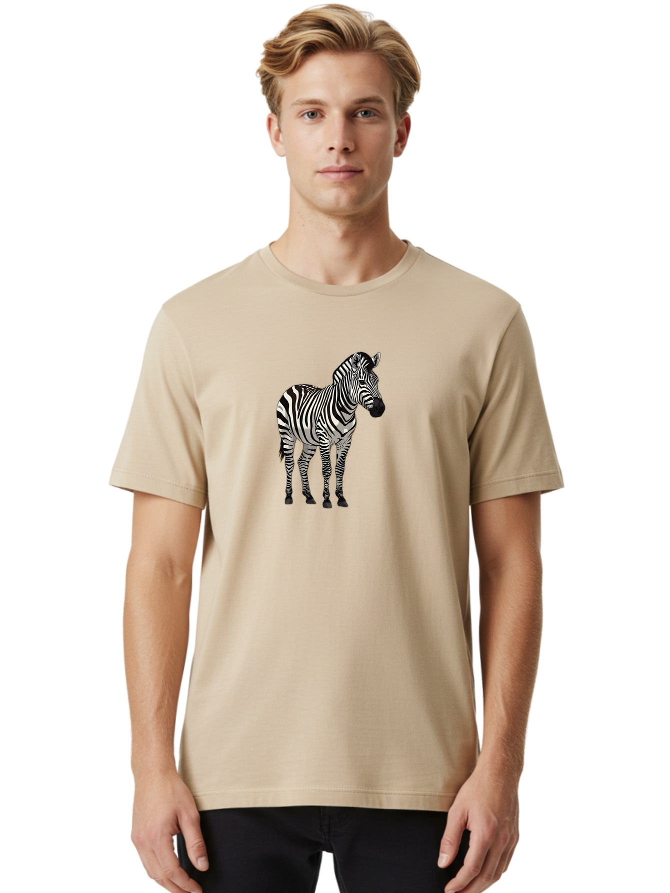 Zebra Men'S Graphic Tee, 100% Cotton, Comfortable Casual Summer Wear, Machine Washable, Vintage Camera, Old Camera, Antique Camera, Black Camera, Classic Photography, Photography Equipment, Nostalgic Device, Film Camera, Camera Art Bao003