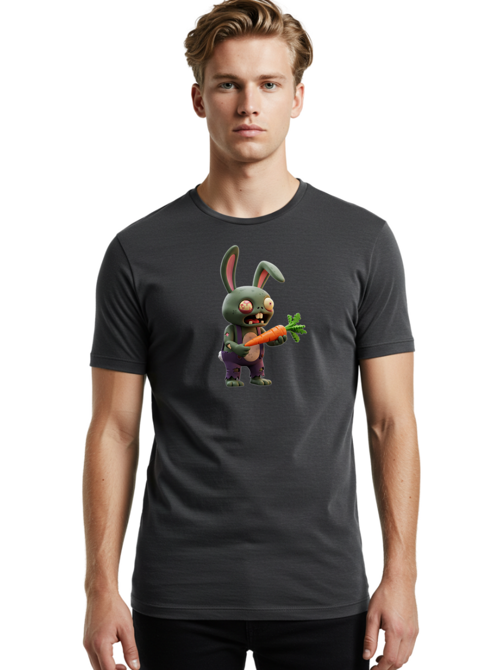 Zombie-Bunny-1 Men'S Graphic Tee, 100% Cotton, Comfortable Casual Summer Wear, Machine Washable, Vintage Camera, Old Camera, Antique Camera, Black Camera, Classic Photography, Photography Equipment, Nostalgic Device, Film Camera, Camera Art Bao004