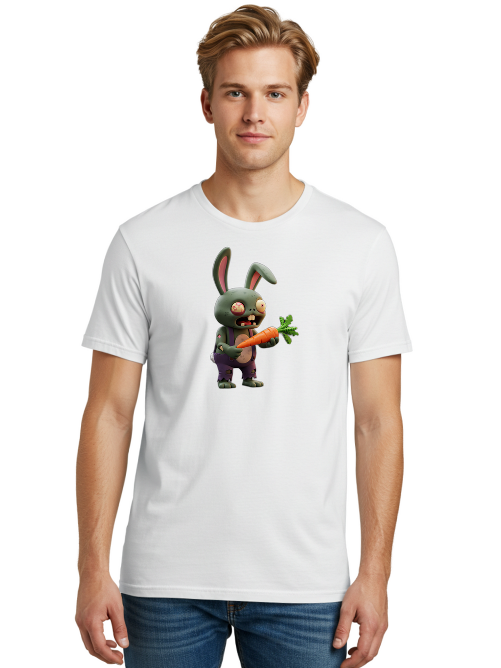 Zombie-Bunny-1 Men'S Graphic Tee, 100% Cotton, Comfortable Casual Summer Wear, Machine Washable, Vintage Camera, Old Camera, Antique Camera, Black Camera, Classic Photography, Photography Equipment, Nostalgic Device, Film Camera, Camera Art Bao004