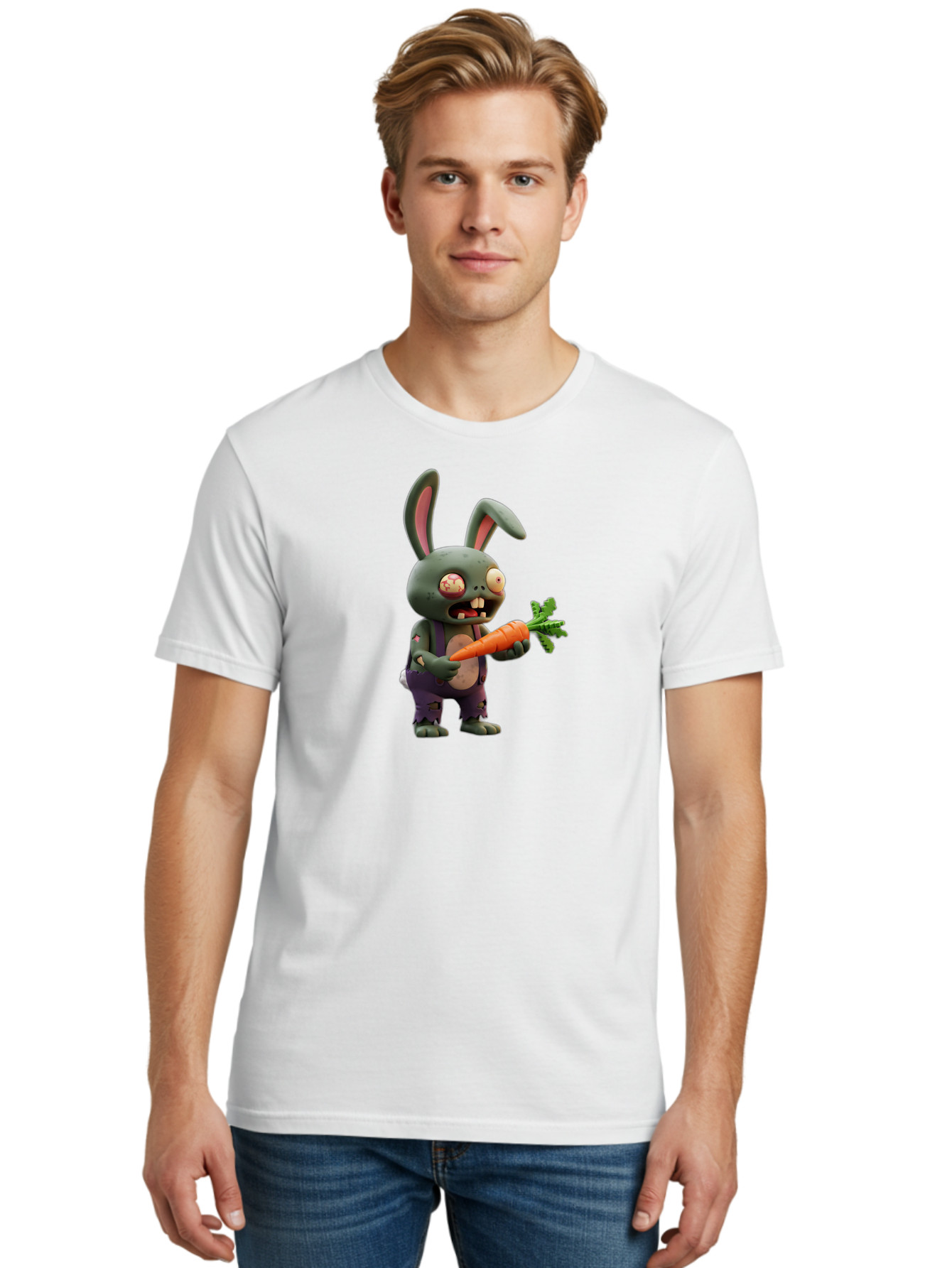 Zombie-Bunny-1 Men'S Graphic Tee, 100% Cotton, Comfortable Casual Summer Wear, Machine Washable, Vintage Camera, Old Camera, Antique Camera, Black Camera, Classic Photography, Photography Equipment, Nostalgic Device, Film Camera, Camera Art Bao004