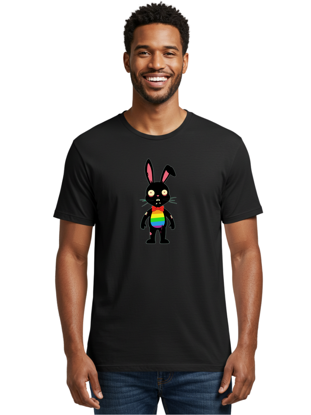 Zombie-Bunny-2 Men'S Graphic Tee, 100% Cotton, Comfortable Casual Summer Wear, Machine Washable, Vintage Camera, Old Camera, Antique Camera, Black Camera, Classic Photography, Photography Equipment, Nostalgic Device, Film Camera, Camera Art Bao005