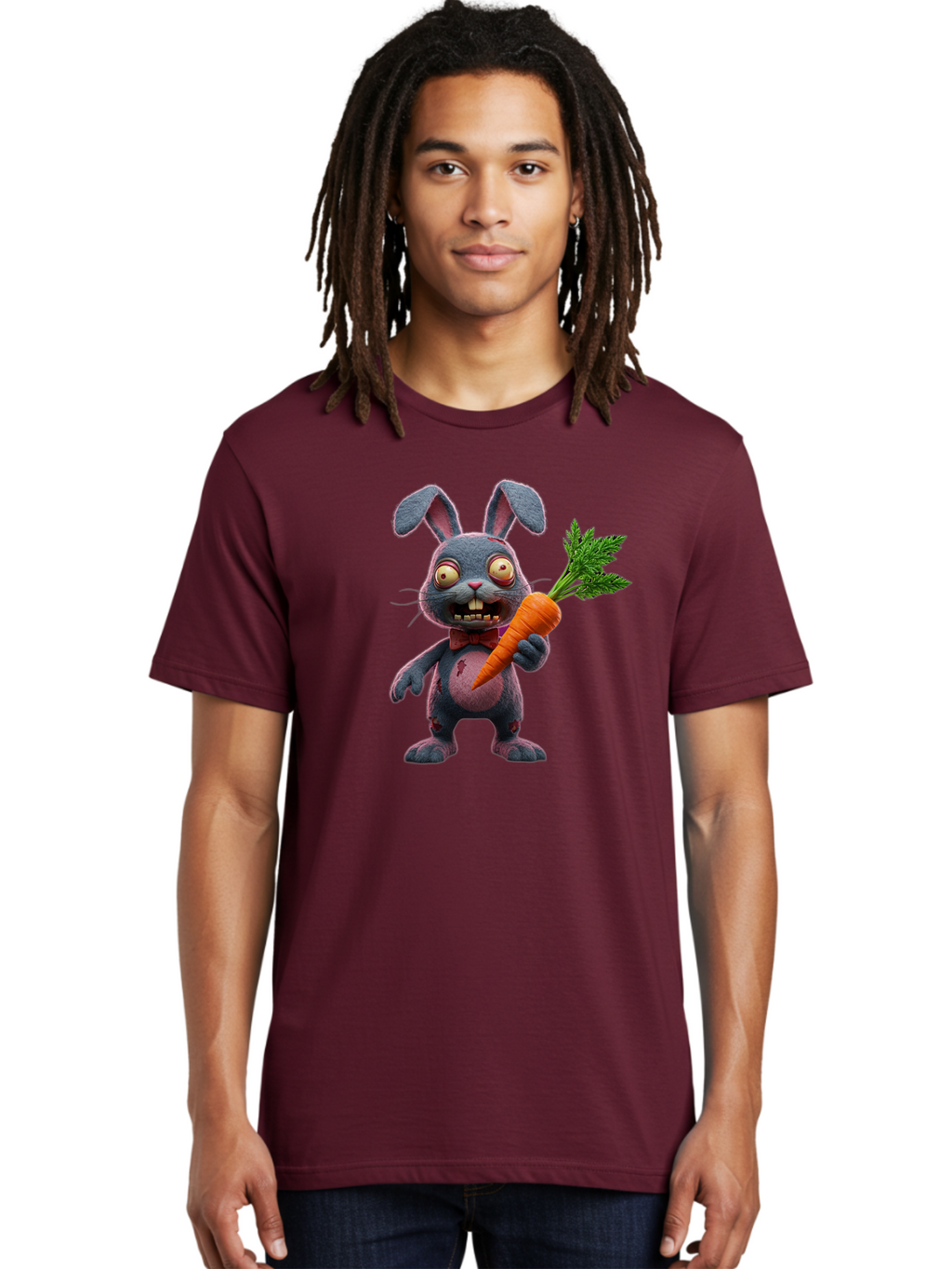 Zombie-Bunny-4 Men'S Graphic Tee, 100% Cotton, Comfortable Casual Summer Wear, Machine Washable, Vintage Camera, Old Camera, Antique Camera, Black Camera, Classic Photography, Photography Equipment, Nostalgic Device, Film Camera, Camera Art Bao007