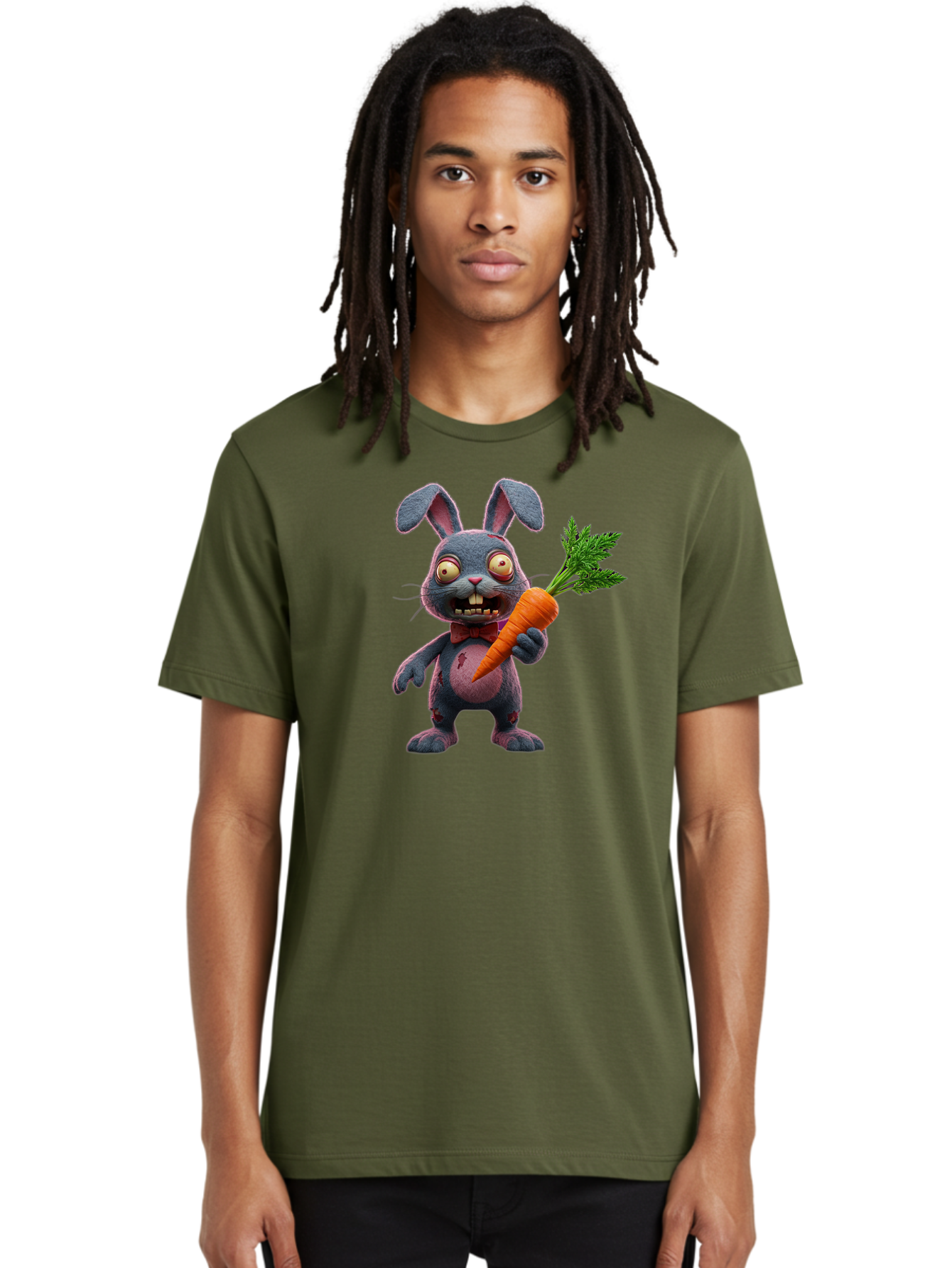 Zombie-Bunny-4 Men'S Graphic Tee, 100% Cotton, Comfortable Casual Summer Wear, Machine Washable, Vintage Camera, Old Camera, Antique Camera, Black Camera, Classic Photography, Photography Equipment, Nostalgic Device, Film Camera, Camera Art Bao007