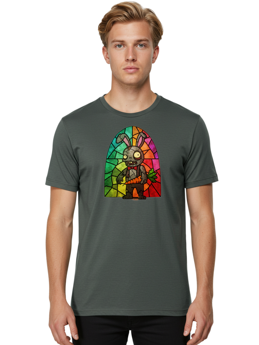 Zombie-Bunny-5 Men'S Graphic Tee, 100% Cotton, Comfortable Casual Summer Wear, Machine Washable, Vintage Camera, Old Camera, Antique Camera, Black Camera, Classic Photography, Photography Equipment, Nostalgic Device, Film Camera, Camera Art Bao008