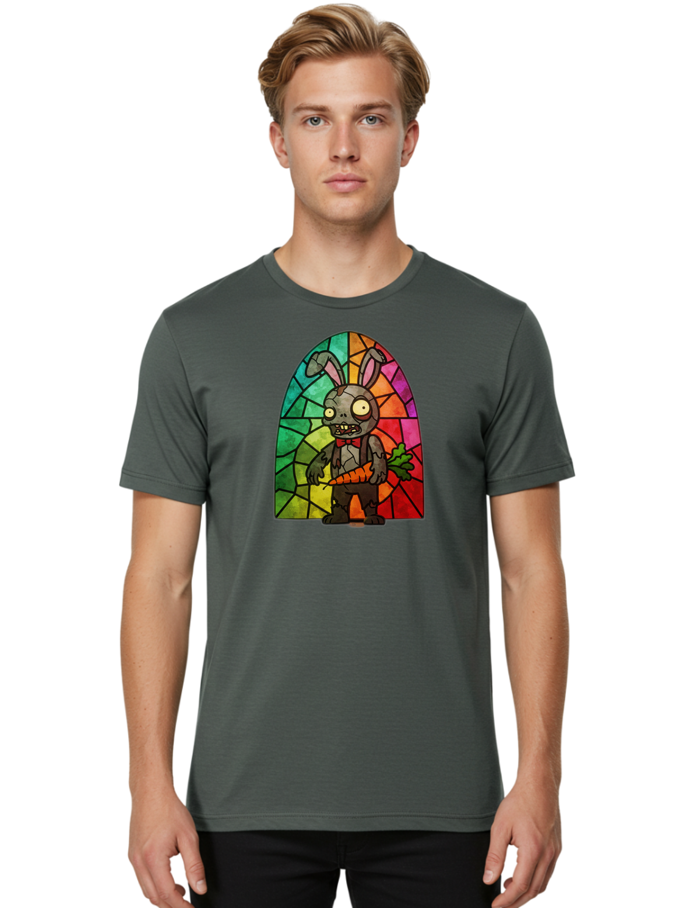 Zombie-Bunny-5 Men'S Graphic Tee, 100% Cotton, Comfortable Casual Summer Wear, Machine Washable, Vintage Camera, Old Camera, Antique Camera, Black Camera, Classic Photography, Photography Equipment, Nostalgic Device, Film Camera, Camera Art Bao008