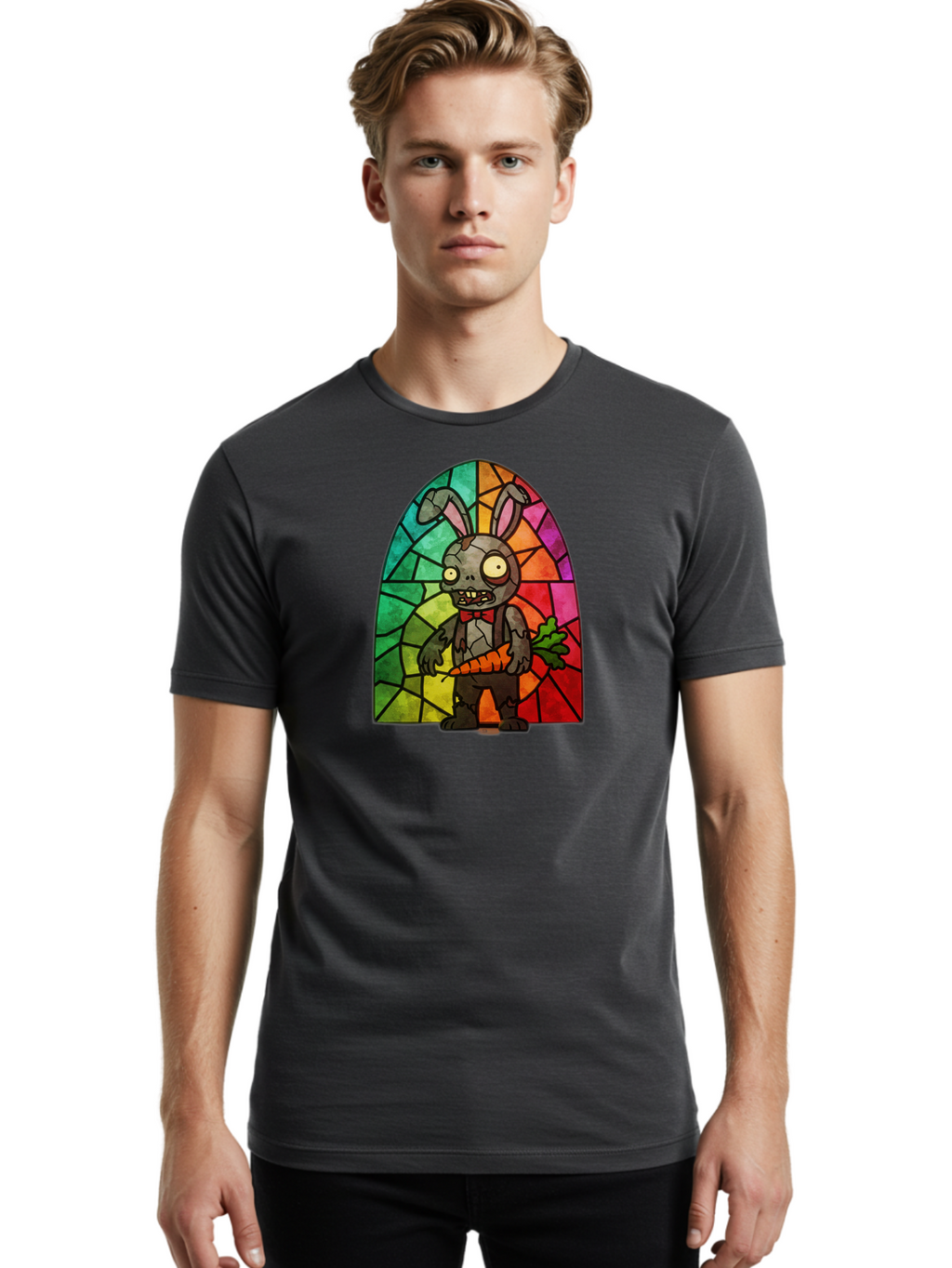 Zombie-Bunny-5 Men'S Graphic Tee, 100% Cotton, Comfortable Casual Summer Wear, Machine Washable, Vintage Camera, Old Camera, Antique Camera, Black Camera, Classic Photography, Photography Equipment, Nostalgic Device, Film Camera, Camera Art Bao008