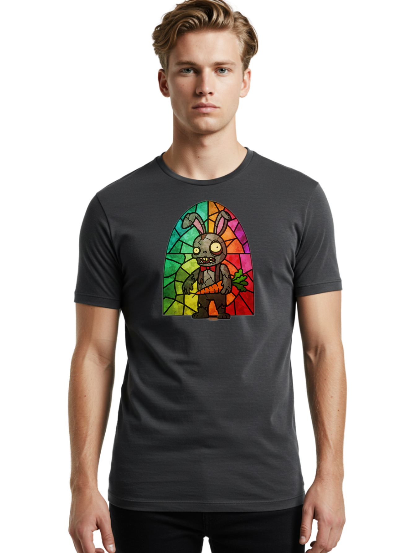 Zombie-Bunny-5 Men'S Graphic Tee, 100% Cotton, Comfortable Casual Summer Wear, Machine Washable, Vintage Camera, Old Camera, Antique Camera, Black Camera, Classic Photography, Photography Equipment, Nostalgic Device, Film Camera, Camera Art Bao008