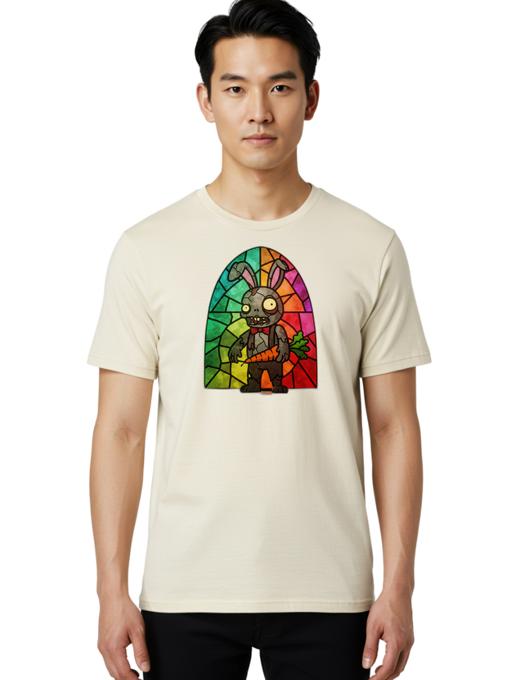 Zombie-Bunny-5 Men'S Graphic Tee, 100% Cotton, Comfortable Casual Summer Wear, Machine Washable, Vintage Camera, Old Camera, Antique Camera, Black Camera, Classic Photography, Photography Equipment, Nostalgic Device, Film Camera, Camera Art Bao008