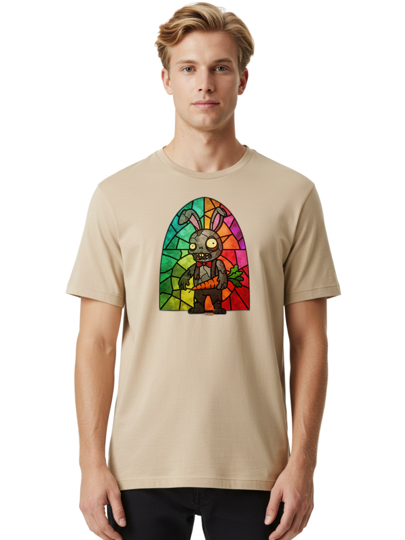 Zombie-Bunny-5 Men'S Graphic Tee, 100% Cotton, Comfortable Casual Summer Wear, Machine Washable, Vintage Camera, Old Camera, Antique Camera, Black Camera, Classic Photography, Photography Equipment, Nostalgic Device, Film Camera, Camera Art Bao008