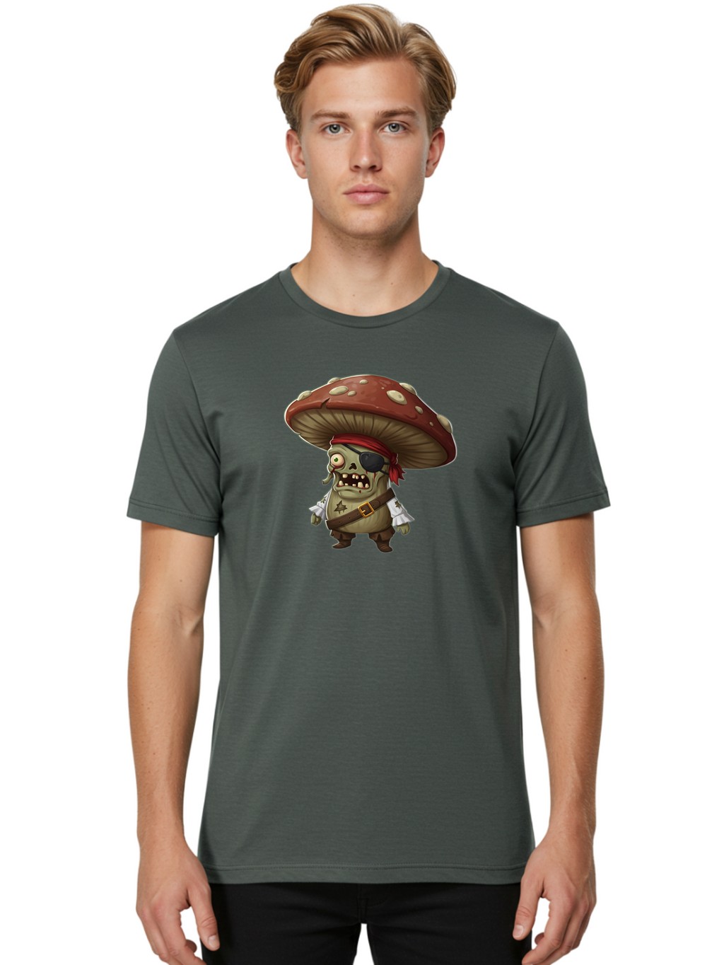 Zombie-Pirate-Mushroom Men'S Graphic Tee, 100% Cotton, Comfortable Casual Summer Wear, Machine Washable, Vintage Camera, Old Camera, Antique Camera, Black Camera, Classic Photography, Photography Equipment, Nostalgic Device, Film Camera, Bao011