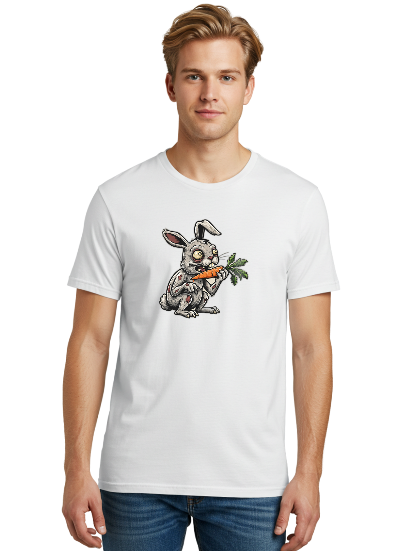 Zombie-Rabbit-1 Men'S Graphic Tee, 100% Cotton, Comfortable Casual Summer Wear, Machine Washable, Vintage Camera, Old Camera, Antique Camera, Black Camera, Classic Photography, Photography Equipment, Nostalgic Device, Film Camera, Camera Art Bao012