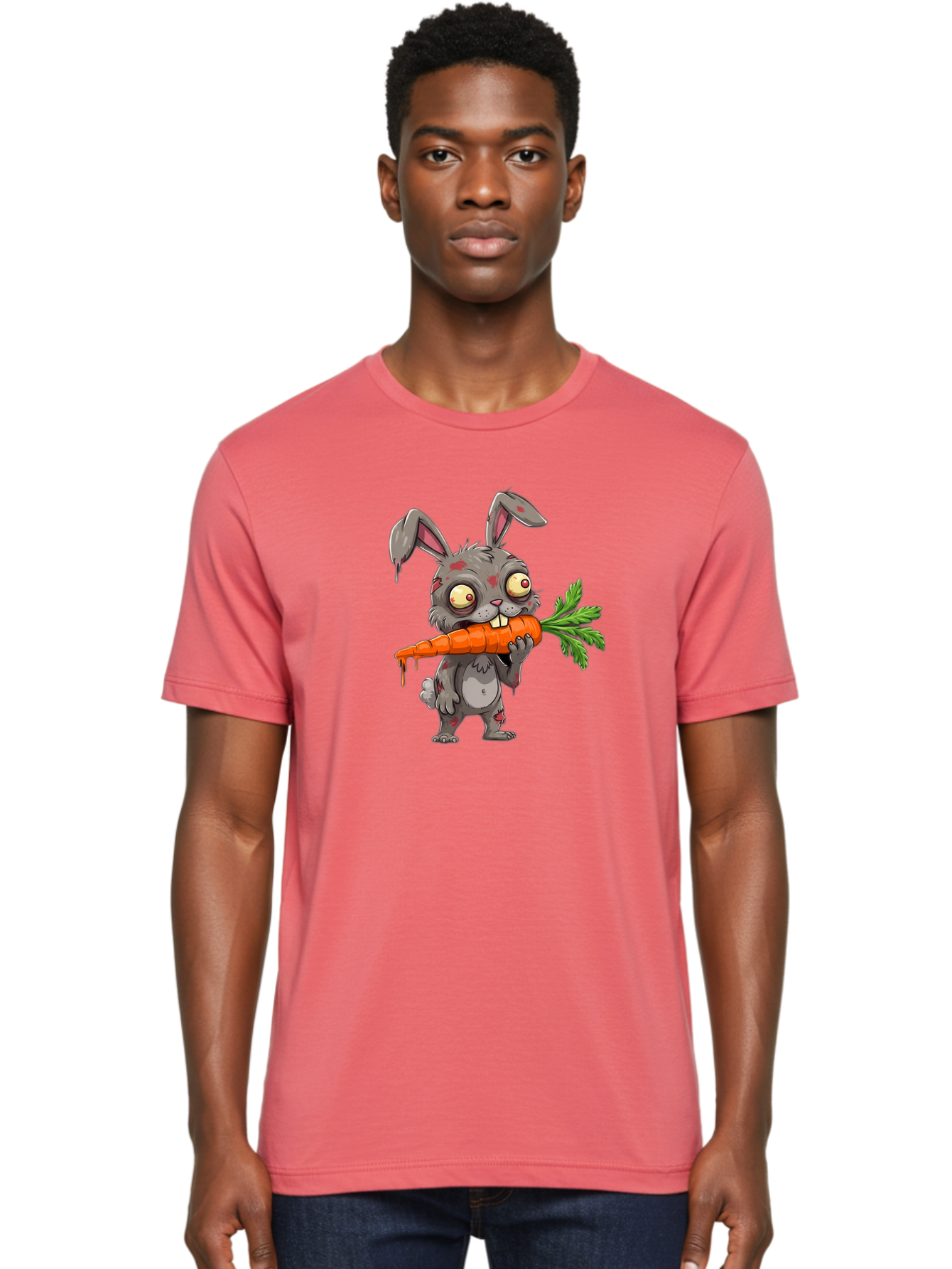 Zombie-Rabbit-2 Men'S Graphic Tee, 100% Cotton, Comfortable Casual Summer Wear, Machine Washable, Vintage Camera, Old Camera, Antique Camera, Black Camera, Classic Photography, Photography Equipment, Nostalgic Device, Film Camera, Camera Art Bao013