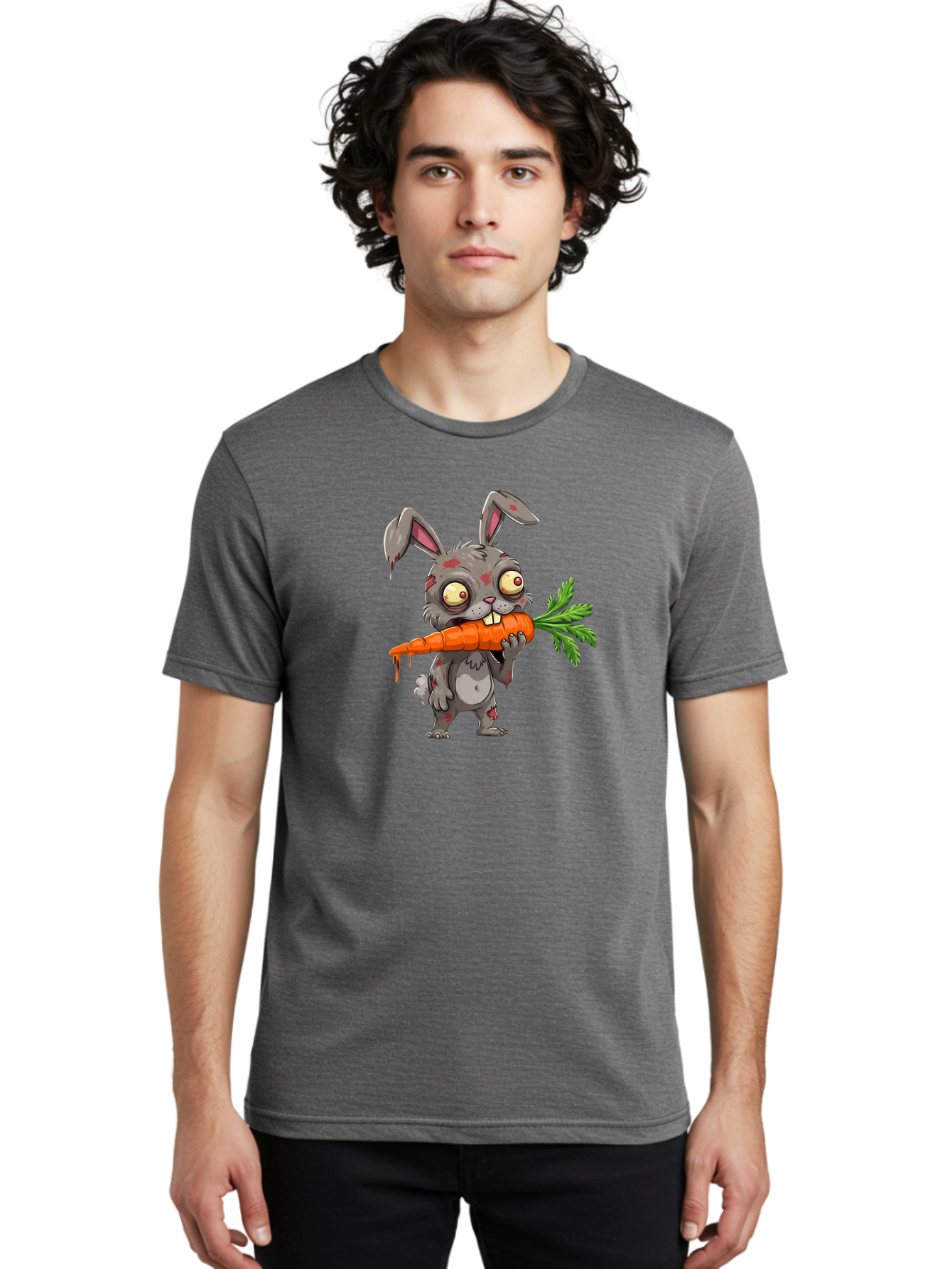 Zombie-Rabbit-2 Men'S Graphic Tee, 100% Cotton, Comfortable Casual Summer Wear, Machine Washable, Vintage Camera, Old Camera, Antique Camera, Black Camera, Classic Photography, Photography Equipment, Nostalgic Device, Film Camera, Camera Art Bao013