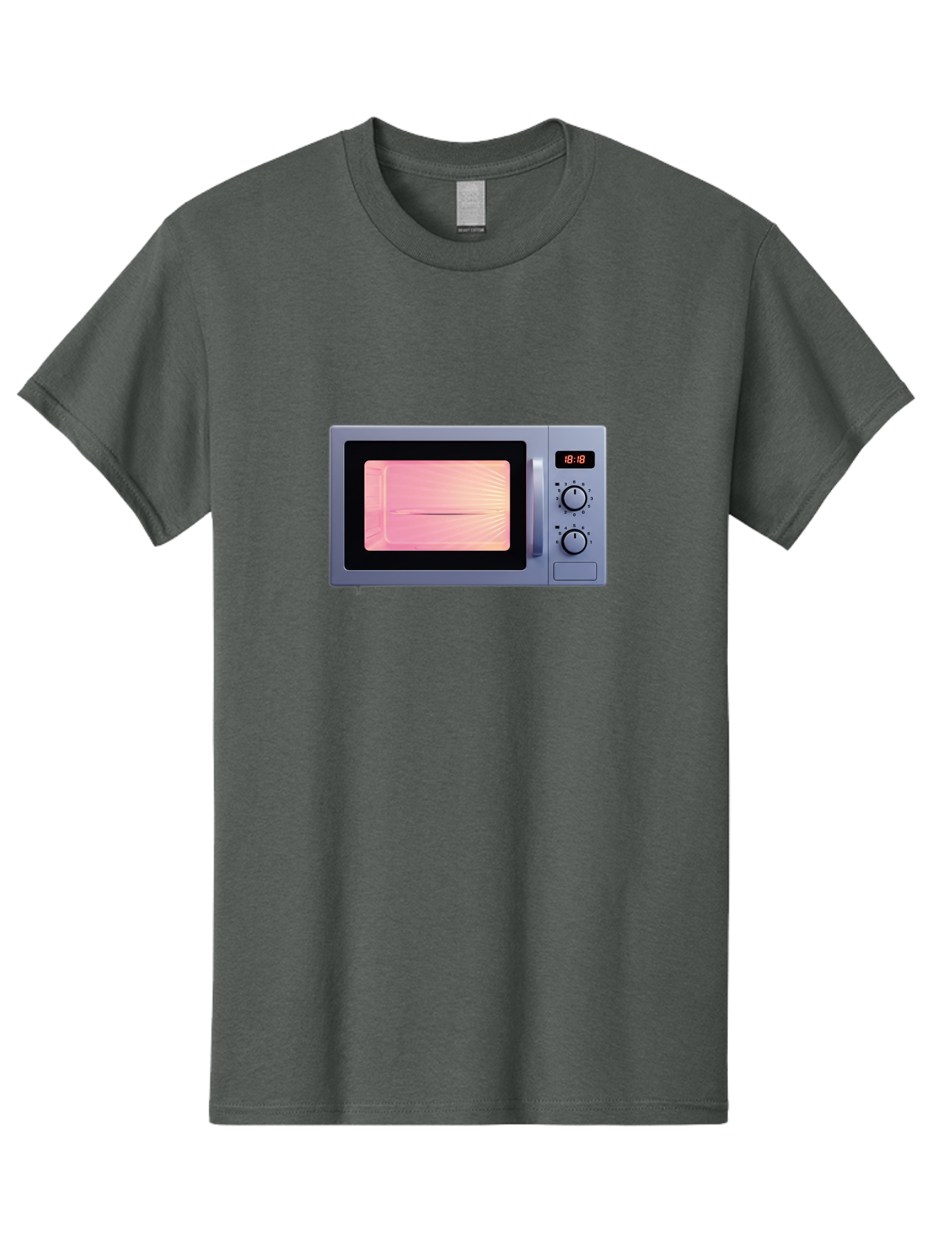 18-18-Microwave Men'S Graphic Tee, 100% Cotton, Comfortable Casual Summer Wear, Machine Washable, Vintage Camera, Old Camera, Antique Camera, Black Camera, Classic Photography, Photography Equipment, Nostalgic Device, Film Camera, Camera Art Bao017