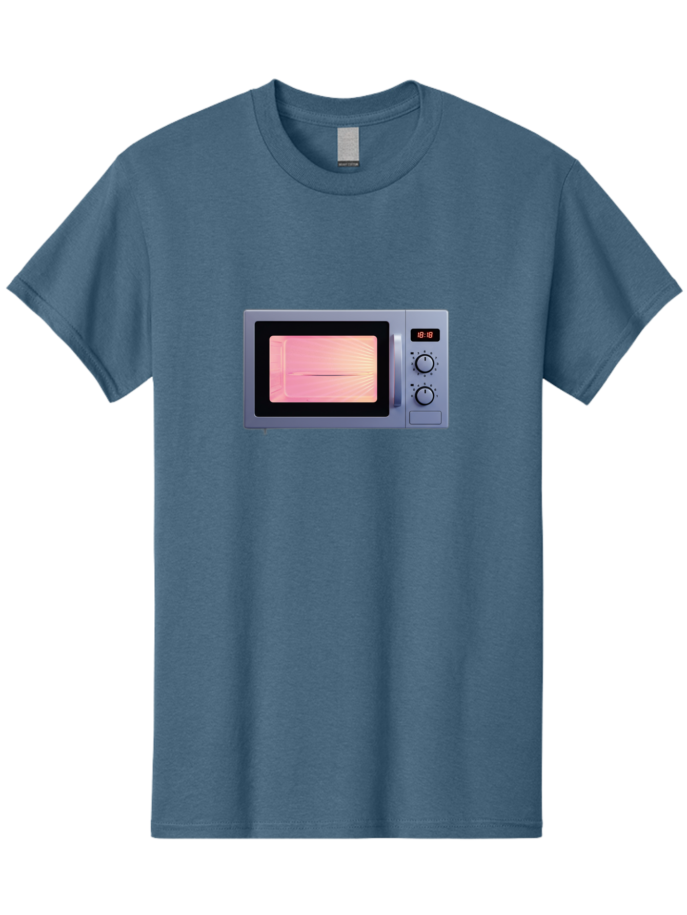 18-18-Microwave Men'S Graphic Tee, 100% Cotton, Comfortable Casual Summer Wear, Machine Washable, Vintage Camera, Old Camera, Antique Camera, Black Camera, Classic Photography, Photography Equipment, Nostalgic Device, Film Camera, Camera Art Bao017