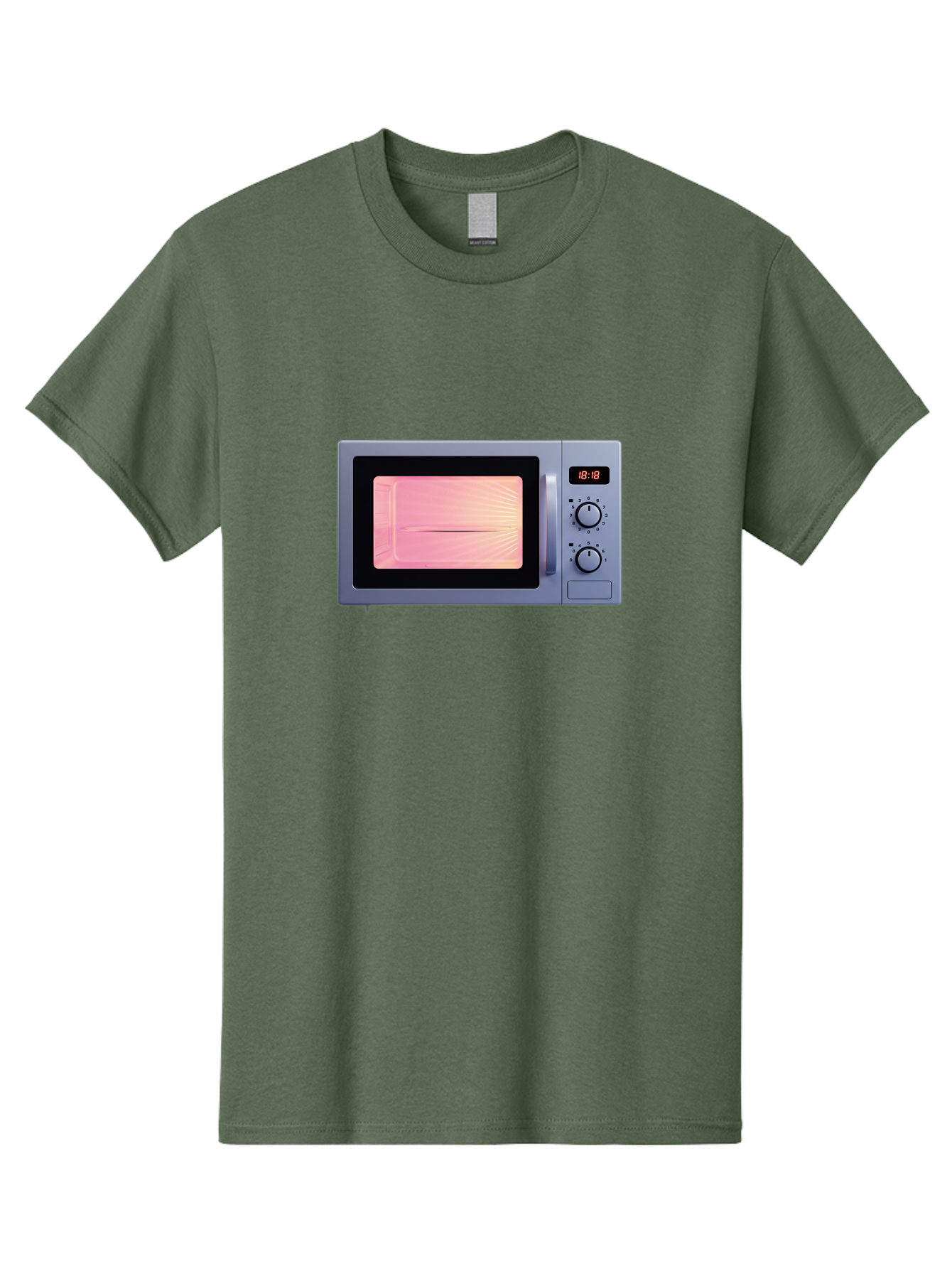 18-18-Microwave Men'S Graphic Tee, 100% Cotton, Comfortable Casual Summer Wear, Machine Washable, Vintage Camera, Old Camera, Antique Camera, Black Camera, Classic Photography, Photography Equipment, Nostalgic Device, Film Camera, Camera Art Bao017