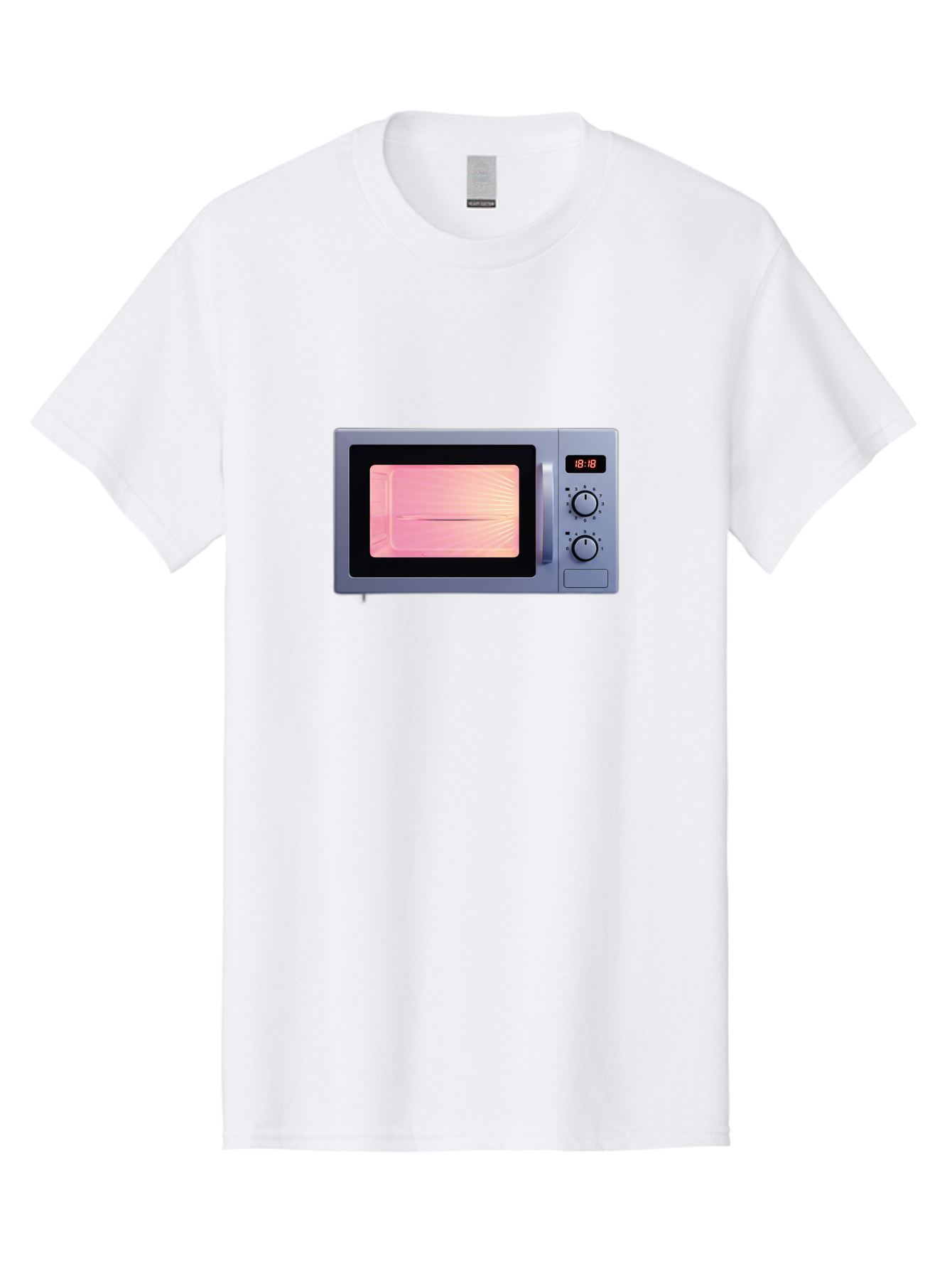 18-18-Microwave Men'S Graphic Tee, 100% Cotton, Comfortable Casual Summer Wear, Machine Washable, Vintage Camera, Old Camera, Antique Camera, Black Camera, Classic Photography, Photography Equipment, Nostalgic Device, Film Camera, Camera Art Bao017