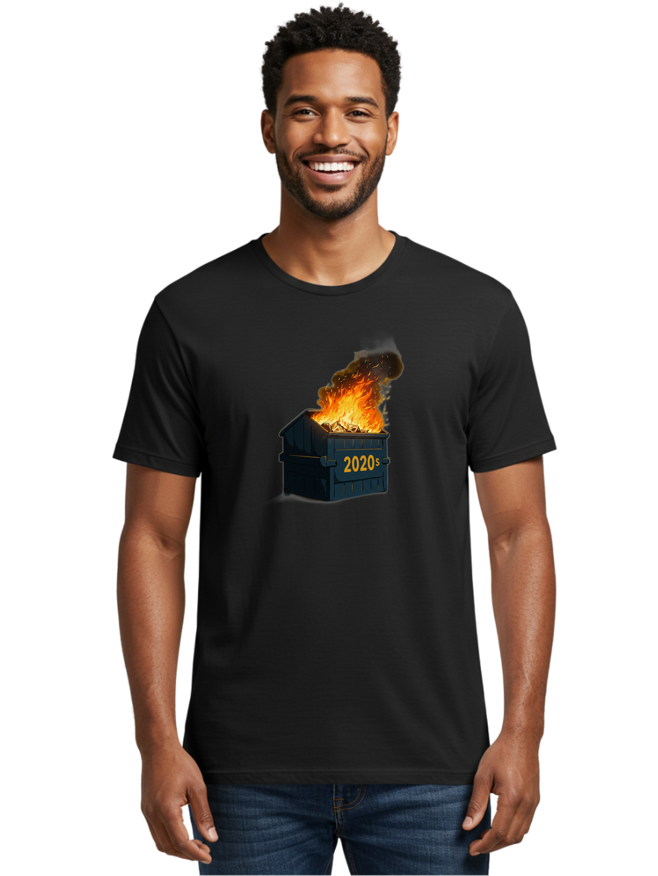 2020S-Dumpster-Fire Men'S Graphic Tee, 100% Cotton, Comfortable Casual Summer Wear, Machine Washable, Vintage Camera, Old Camera, Antique Camera, Black Camera, Classic Photography, Photography Equipment, Nostalgic Device, Film Camera, Bao026