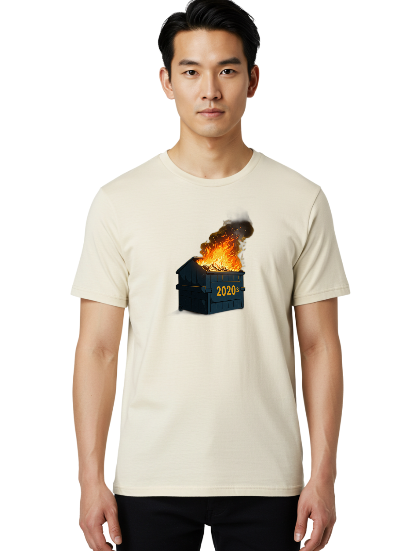 2020S-Dumpster-Fire Men'S Graphic Tee, 100% Cotton, Comfortable Casual Summer Wear, Machine Washable, Vintage Camera, Old Camera, Antique Camera, Black Camera, Classic Photography, Photography Equipment, Nostalgic Device, Film Camera, Bao026