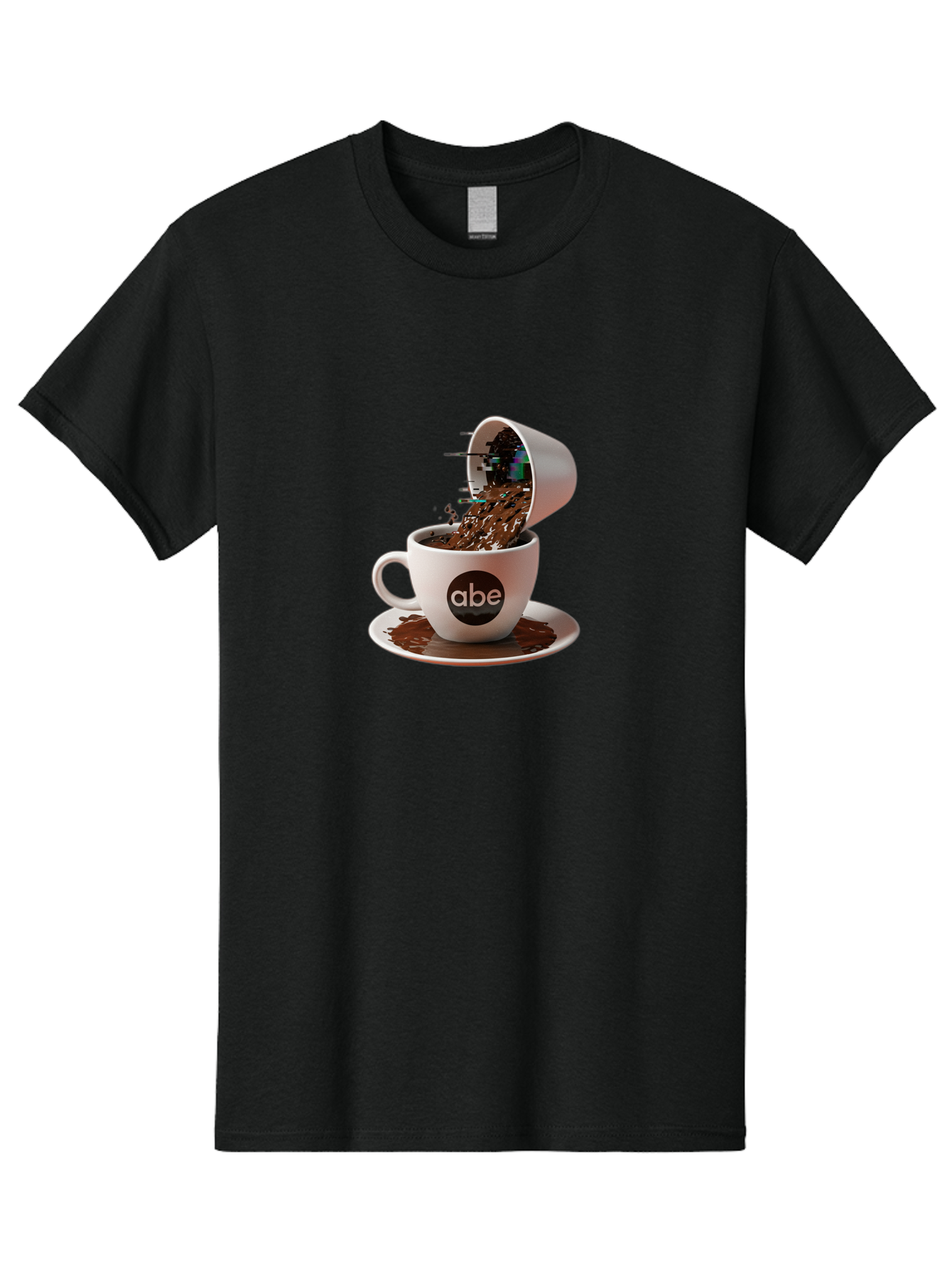 Abe-Coffee-Cup Men'S Graphic Tee, 100% Cotton, Comfortable Casual Summer Wear, Machine Washable, Vintage Camera, Old Camera, Antique Camera, Black Camera, Classic Photography, Photography Equipment, Nostalgic Device, Film Camera, Camera Art Bao030