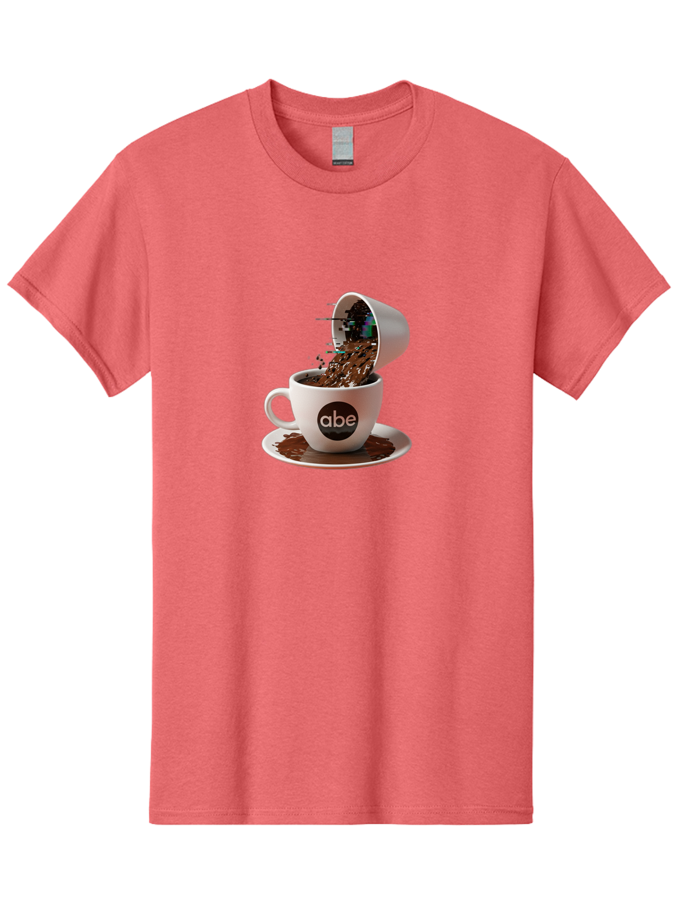 Abe-Coffee-Cup Men'S Graphic Tee, 100% Cotton, Comfortable Casual Summer Wear, Machine Washable, Vintage Camera, Old Camera, Antique Camera, Black Camera, Classic Photography, Photography Equipment, Nostalgic Device, Film Camera, Camera Art Bao030