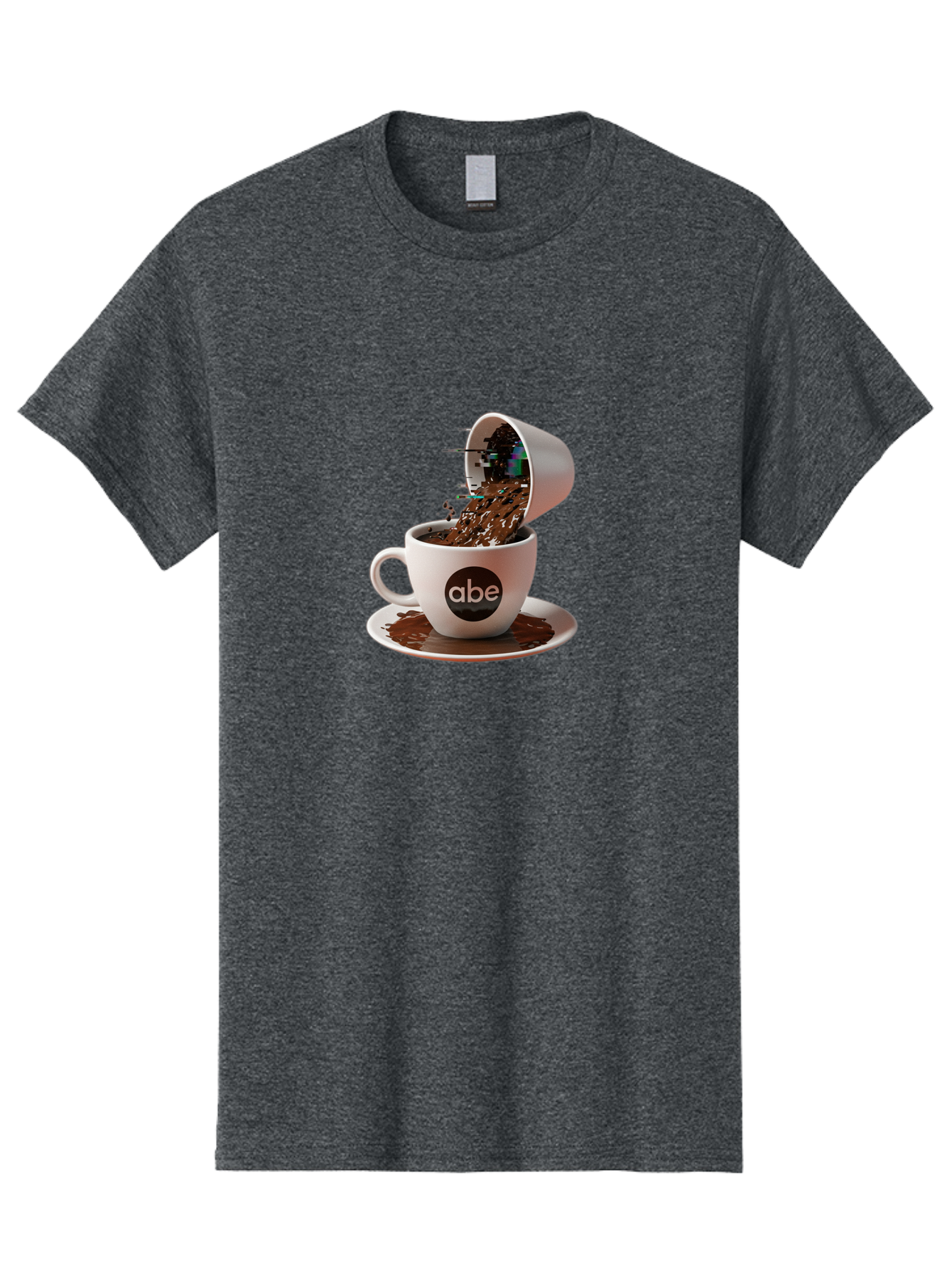 Abe-Coffee-Cup Men'S Graphic Tee, 100% Cotton, Comfortable Casual Summer Wear, Machine Washable, Vintage Camera, Old Camera, Antique Camera, Black Camera, Classic Photography, Photography Equipment, Nostalgic Device, Film Camera, Camera Art Bao030