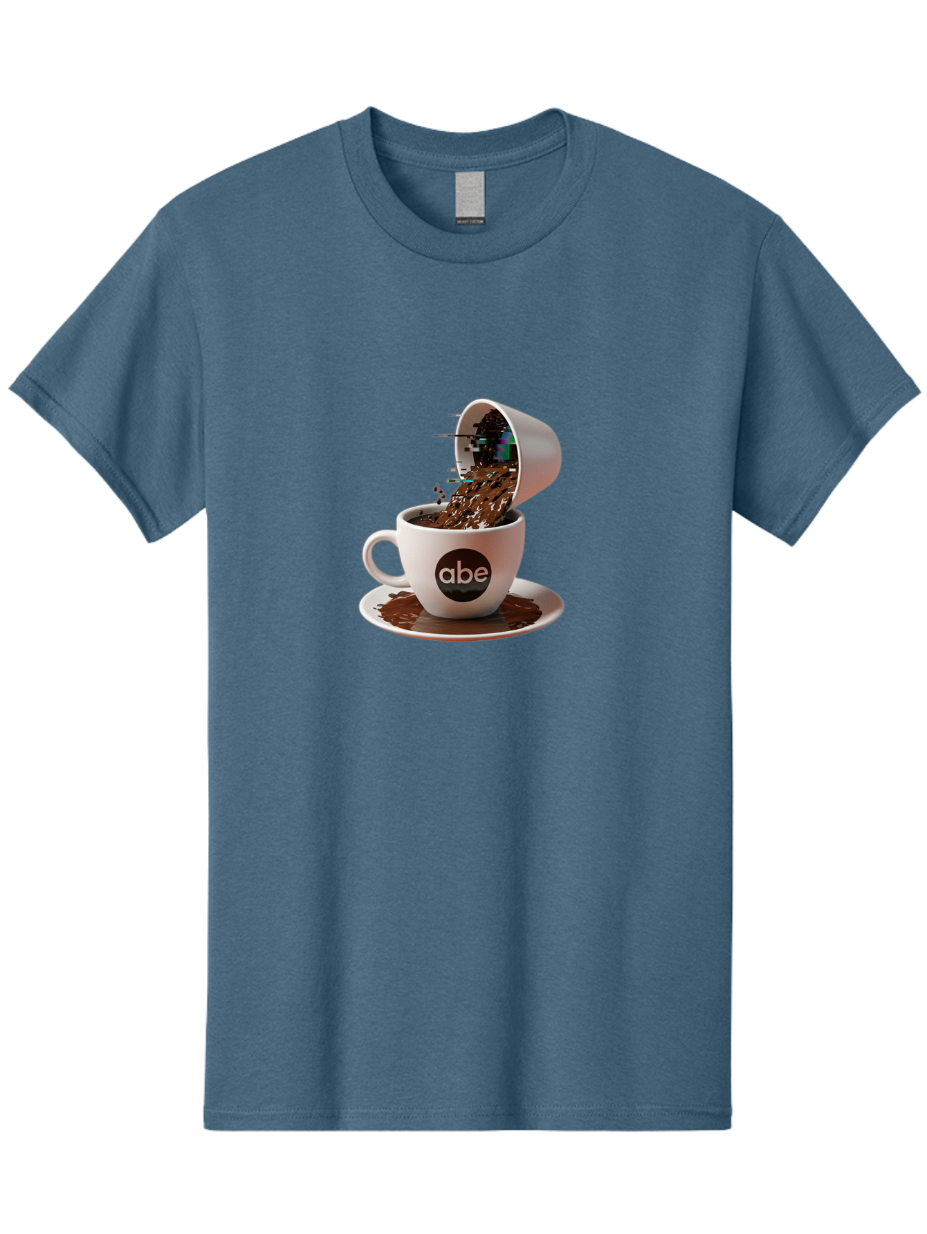 Abe-Coffee-Cup Men'S Graphic Tee, 100% Cotton, Comfortable Casual Summer Wear, Machine Washable, Vintage Camera, Old Camera, Antique Camera, Black Camera, Classic Photography, Photography Equipment, Nostalgic Device, Film Camera, Camera Art Bao030