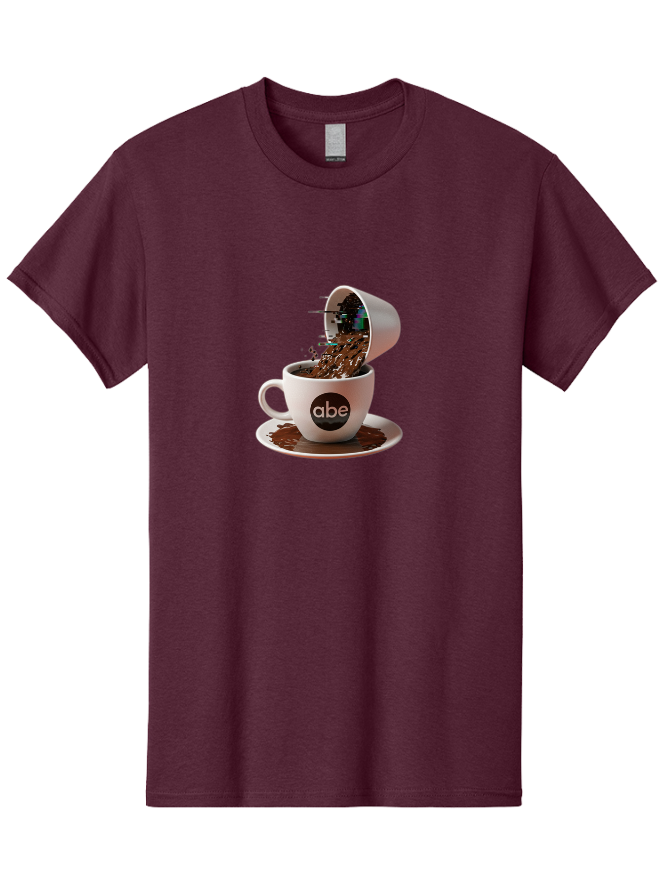 Abe-Coffee-Cup Men'S Graphic Tee, 100% Cotton, Comfortable Casual Summer Wear, Machine Washable, Vintage Camera, Old Camera, Antique Camera, Black Camera, Classic Photography, Photography Equipment, Nostalgic Device, Film Camera, Camera Art Bao030