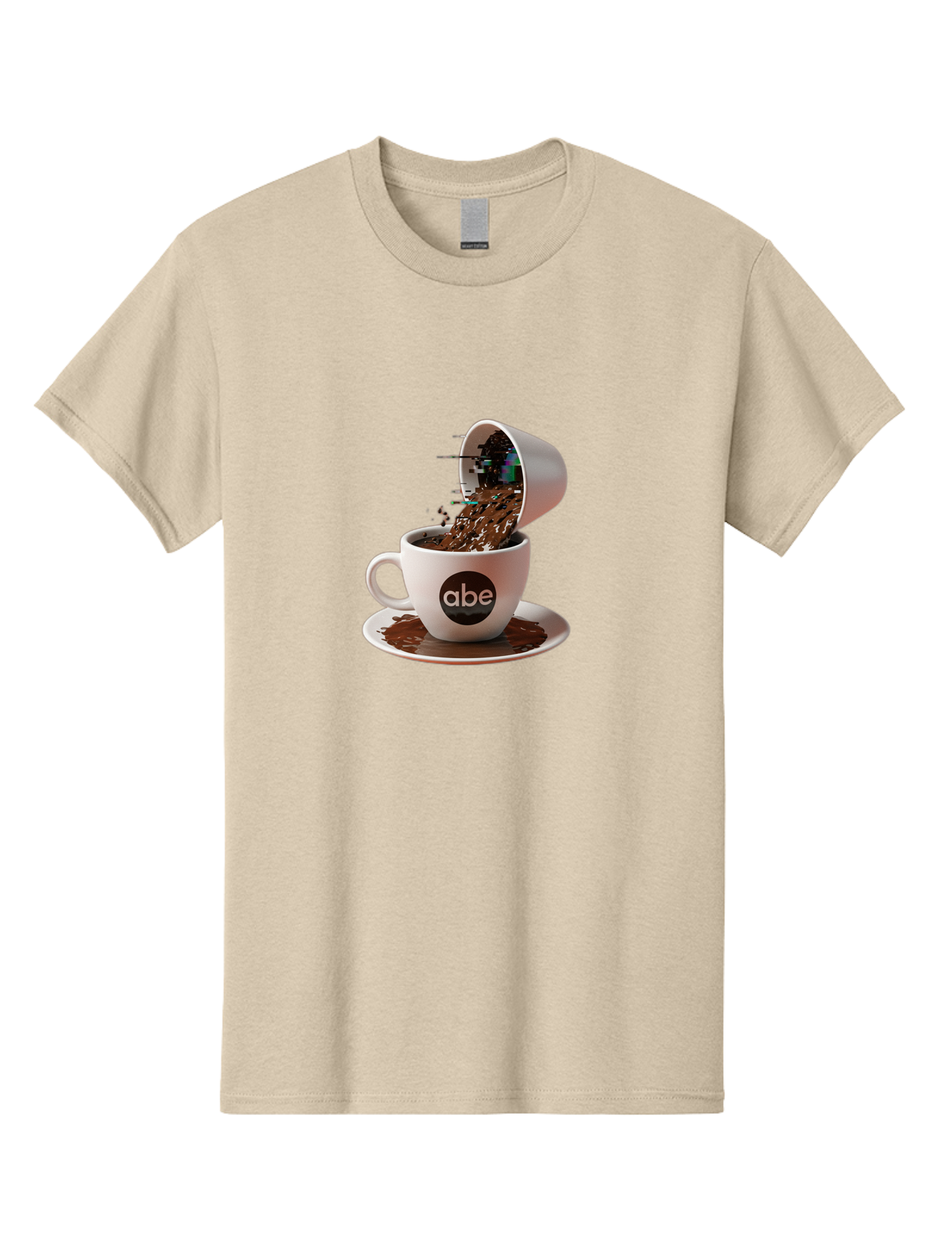 Abe-Coffee-Cup Men'S Graphic Tee, 100% Cotton, Comfortable Casual Summer Wear, Machine Washable, Vintage Camera, Old Camera, Antique Camera, Black Camera, Classic Photography, Photography Equipment, Nostalgic Device, Film Camera, Camera Art Bao030