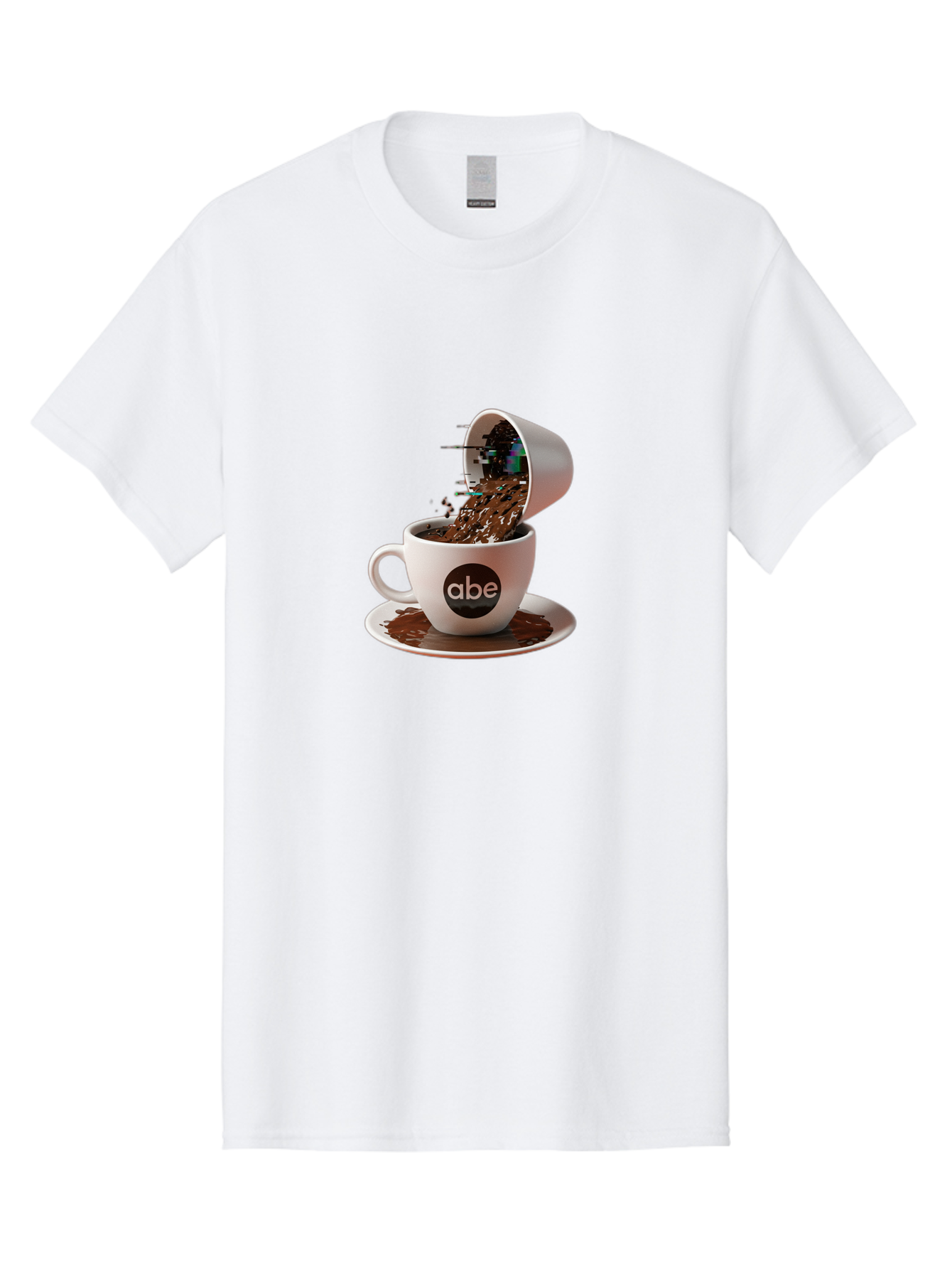 Abe-Coffee-Cup Men'S Graphic Tee, 100% Cotton, Comfortable Casual Summer Wear, Machine Washable, Vintage Camera, Old Camera, Antique Camera, Black Camera, Classic Photography, Photography Equipment, Nostalgic Device, Film Camera, Camera Art Bao030