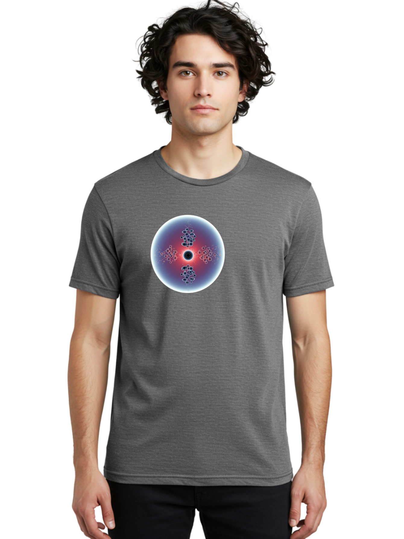 Abstract-Circle Men'S Graphic Tee, 100% Cotton, Comfortable Casual Summer Wear, Machine Washable, Vintage Camera, Old Camera, Antique Camera, Black Camera, Classic Photography, Photography Equipment, Nostalgic Device, Film Camera, Camera Art Bao031