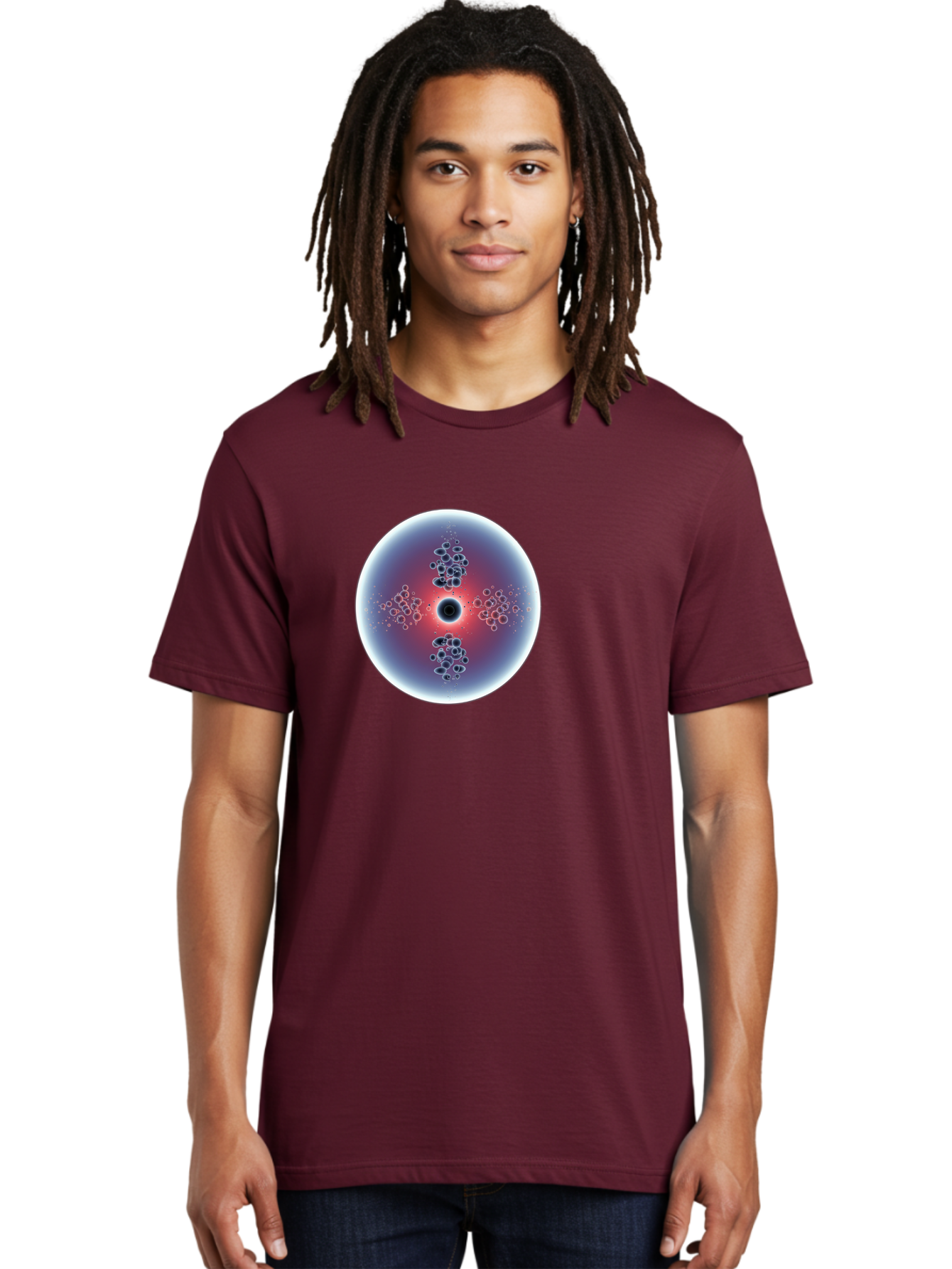 Abstract-Circle Men'S Graphic Tee, 100% Cotton, Comfortable Casual Summer Wear, Machine Washable, Vintage Camera, Old Camera, Antique Camera, Black Camera, Classic Photography, Photography Equipment, Nostalgic Device, Film Camera, Camera Art Bao031