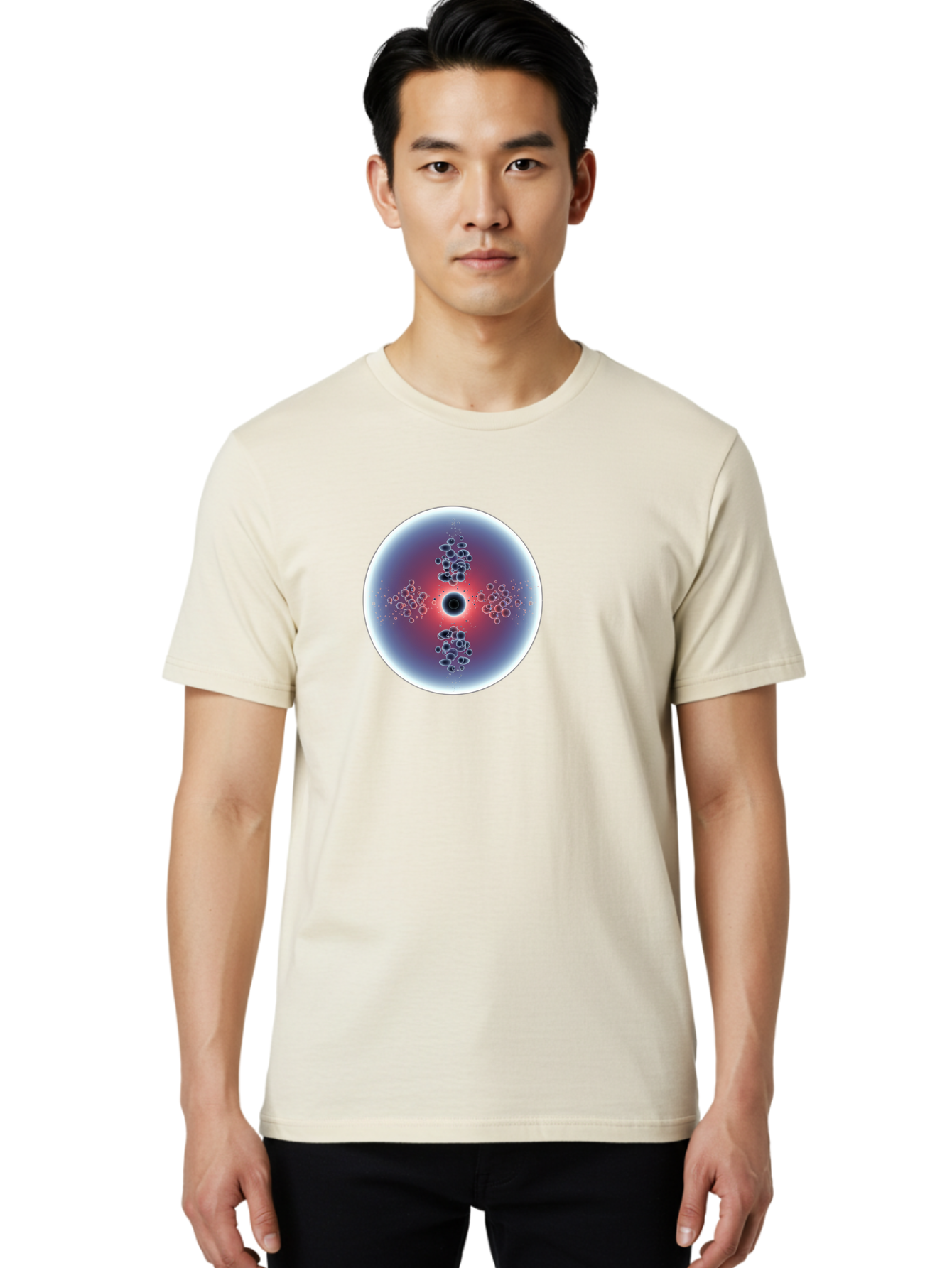 Abstract-Circle Men'S Graphic Tee, 100% Cotton, Comfortable Casual Summer Wear, Machine Washable, Vintage Camera, Old Camera, Antique Camera, Black Camera, Classic Photography, Photography Equipment, Nostalgic Device, Film Camera, Camera Art Bao031