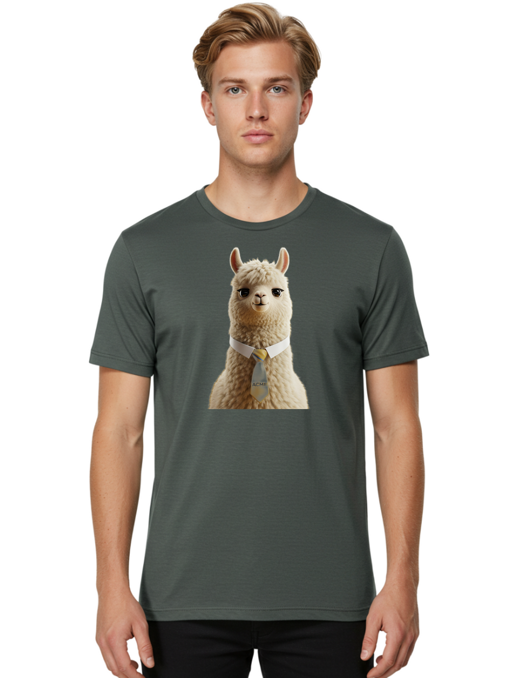 Acme-Llama Men'S Graphic Tee, 100% Cotton, Comfortable Casual Summer Wear, Machine Washable, Vintage Camera, Old Camera, Antique Camera, Black Camera, Classic Photography, Photography Equipment, Nostalgic Device, Film Camera, Camera Art Bao032
