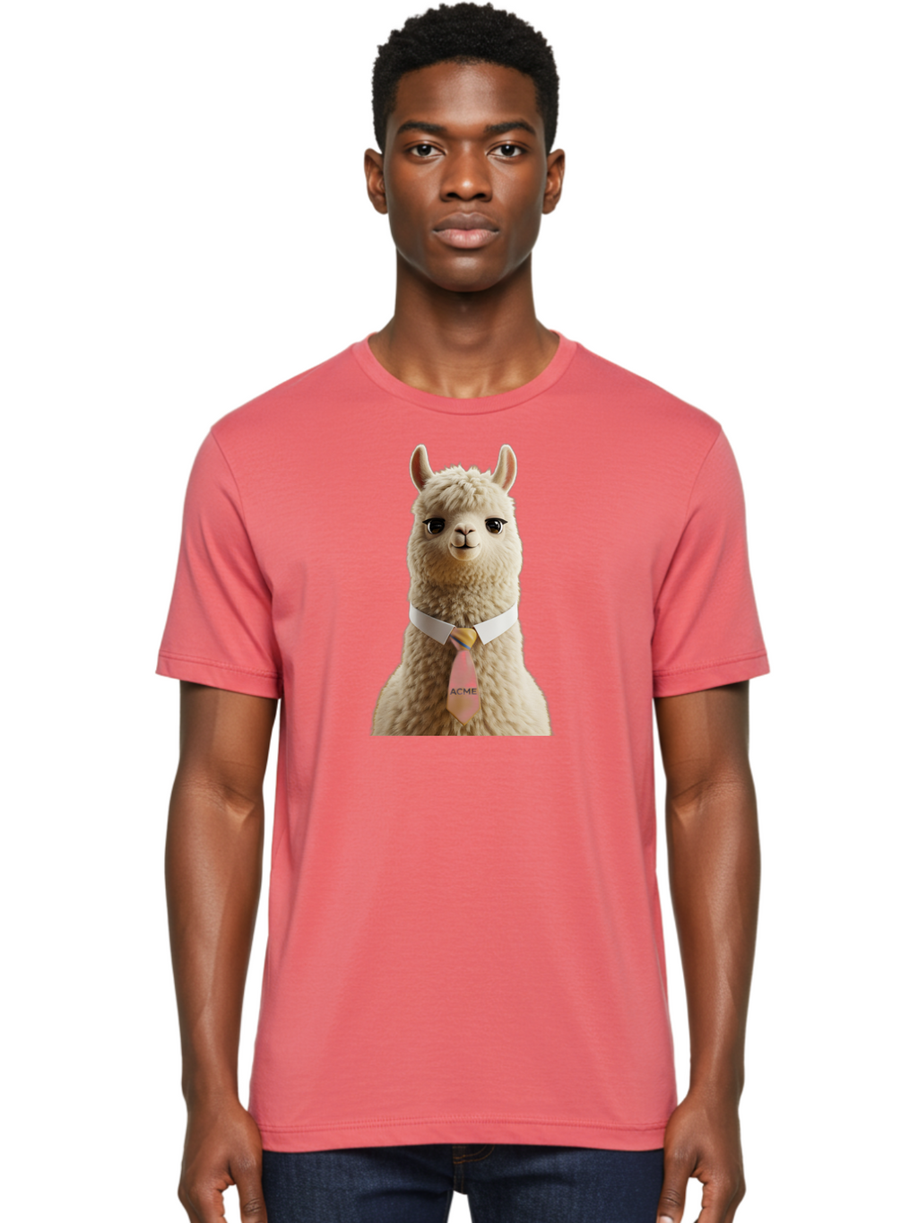 Acme-Llama Men'S Graphic Tee, 100% Cotton, Comfortable Casual Summer Wear, Machine Washable, Vintage Camera, Old Camera, Antique Camera, Black Camera, Classic Photography, Photography Equipment, Nostalgic Device, Film Camera, Camera Art Bao032